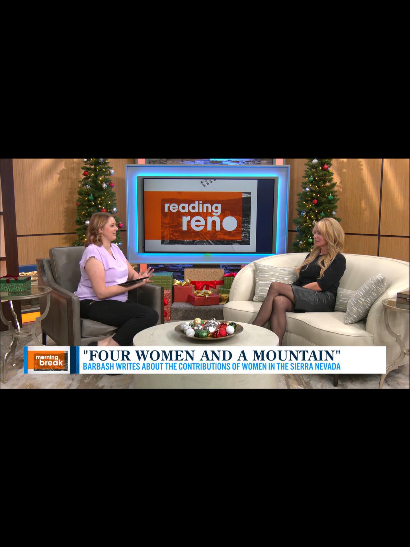 Four Women and a Mountain Legends and Legacies of the Sierra and yesterday’s interview with Katey Roshetko on KOLO’s Morning Break was so much fun! Thank you for the opportunity to spotlight the stories of four extraordinary women and to build excitement around the book.
Watch the interview here: https://graytv.files.com/f/9642ae4343d29af5” @fourwomenandamountain_ @kolo8newsnow @morningbreakshow