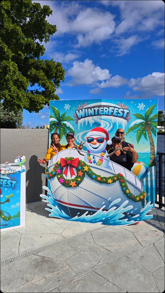 ✨ Winterfest Ready! ✨
Bringing the fun, the flair, and the photo-worthy moments to Winterfest with this custom backdrop—made even better in partnership with Cure Cocktails, who always deliver the drinks, the energy, and the good times 🍹🎄
Cheers to great partnerships, creative moments, and a Winterfest to remember.
#Winterfest
#CureCocktails
#EventDesign
#FestiveVibes
#CustomBackdrop
#WinterCelebrations
#GoodDrinksGoodTimes