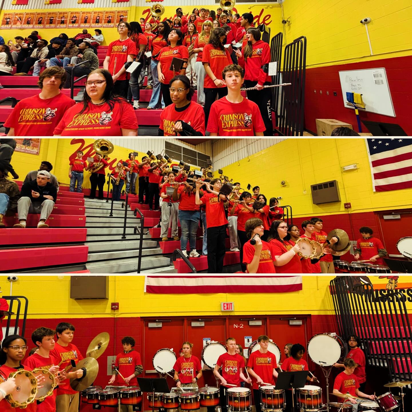 Great job CE Pep Band at our first Basketball game last night!