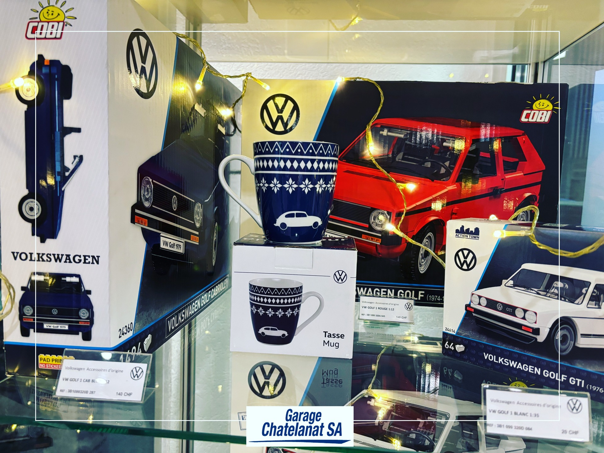 Pour les grands et petits enfants, n'hésitez à remplir votre liste de Noël de Volkswagen ! 🚗🎄🎁 en vente à notre réception
