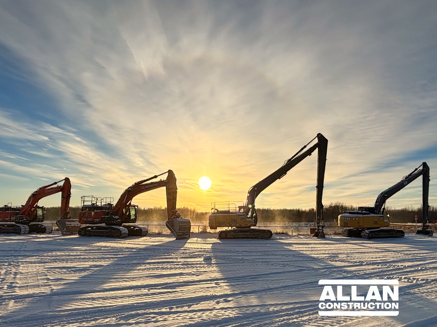 Just like that, it’s winter time!
#AllanConstruction #Constructionsite #completion