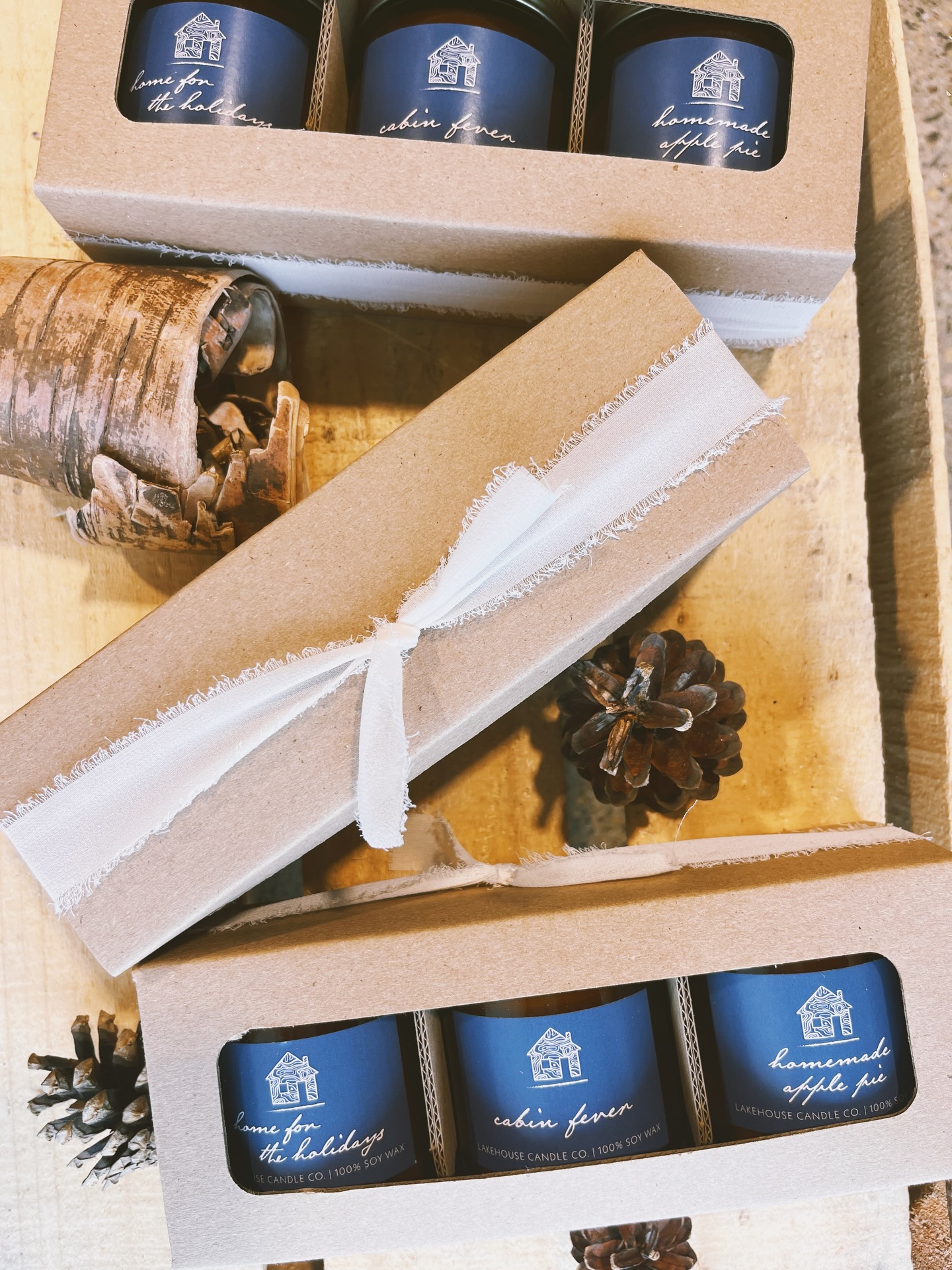 Get into the holiday spirit with our Mini Holiday Trio Pack! Three delightful scents that evoke warmth and nostalgia — Home for the Holidays, Cabin Fever, and Homemade Apple Pie. Perfect for gifting or self-indulgence this season.
Limited stock available!
Check it out: https://www.thelakehousecandleco.com/product-page/mini-holiday-trio-pack
#HolidayCheer #CandleLovers