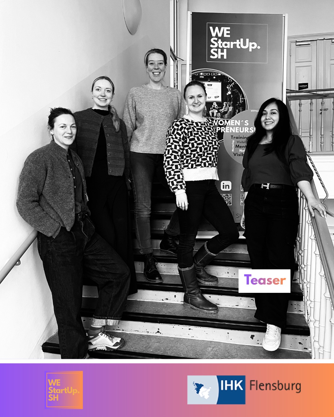 💛 Interview zum Thema Mentoring
Gemeinsam mit Sharanya Yapa von Saraya Ceylon und Saskia Richardsen von SAZZ Unternehmensberatung haben wir ein inspirierendes Interview mit der IHK geführt und wir können es kaum erwarten, es mit euch zu teilen!
Im nächsten Jahr erscheint das komplette Gespräch in der WHIN – „Wirtschaft hier im Norden“, im Rahmen der Kooperation zwischen IHK und WEstartupSH.
In rund fünf spannenden Fragen sprechen wir darüber,
✨ warum Mentoring so viel mehr ist als das reine Arbeiten am Business,
✨ welche Rolle persönliche Entwicklung und gegenseitiges Empowerment spielen,
✨ und wie Mentor*innen die Gründer*innen auf mehreren Ebenen stärken können.
Stay tuned – wir freuen uns darauf, euch einen Blick hinter die Kulissen zu geben!
#westartupsh #ikh #interview #womensentrepreneurship @startupsh_now @dock1_fl @uni.flensburg