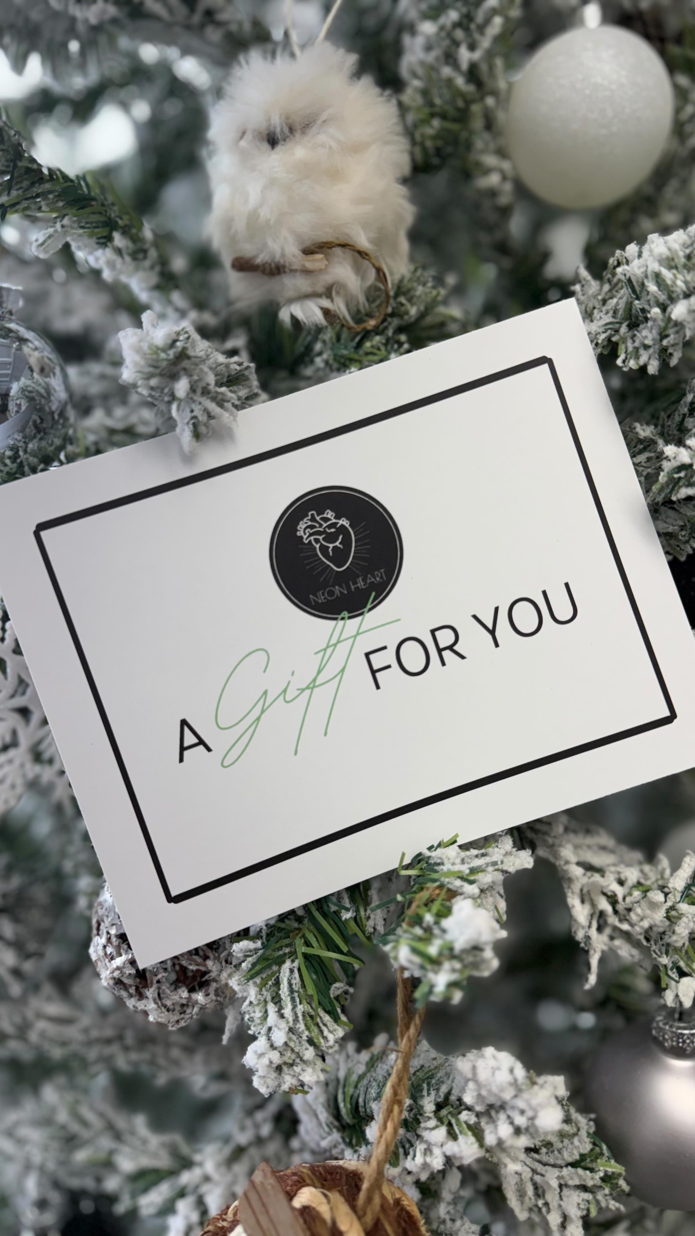 It’s not too late. 🤍
Neon Heart gift cards are available online, through any “Reserve Now” button, or in-store and can be used toward head spas, extensions, color, haircuts or retail.
And let’s be honest… your girl doesn’t want another candle — she wants her hair paid for this Christmas. 😉