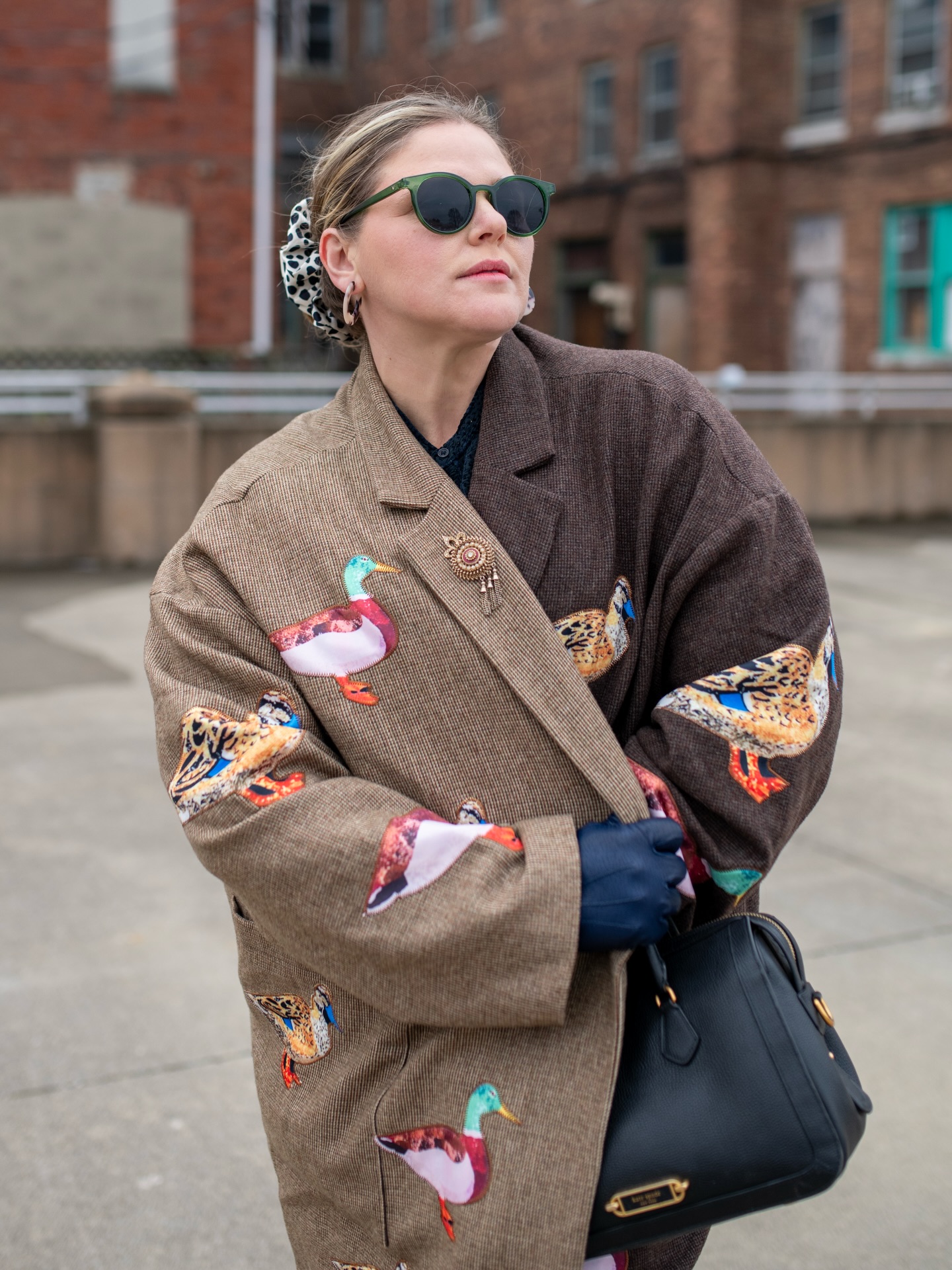 The 🦆 duck coat is helping me jumpstart this whole dopamine dressing thing. It makes me very happy.