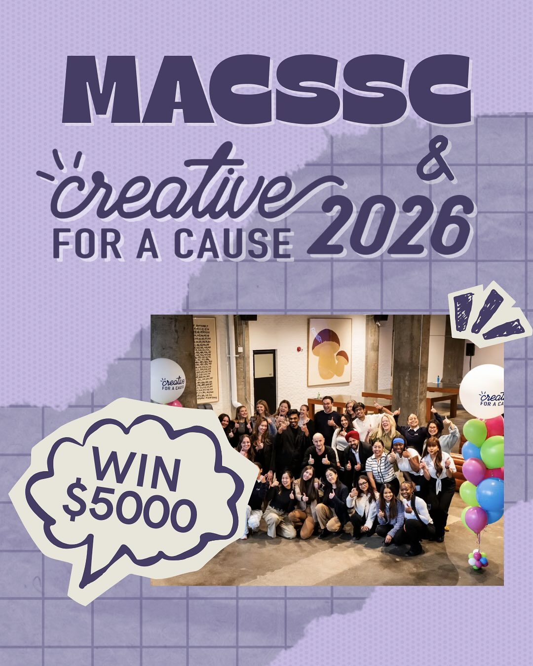 📣 Calling MACS students!
Creative for a Cause 2026 is a 24-hour, hackathon-style PR competition hosted by Craft Public Relations in support of First Book Canada.
Teams of 2–5 will tackle a real-world PR brief, receive mentorship from Craft PR professionals, and present in person in Toronto.
🏆 Win $5,000
⏰ Applications close Jan 6
Learn more and apply now!
https://craft-public-relations.prezly.com/creative-for-a-cause-learn-more-and-apply-now-tv3fl7