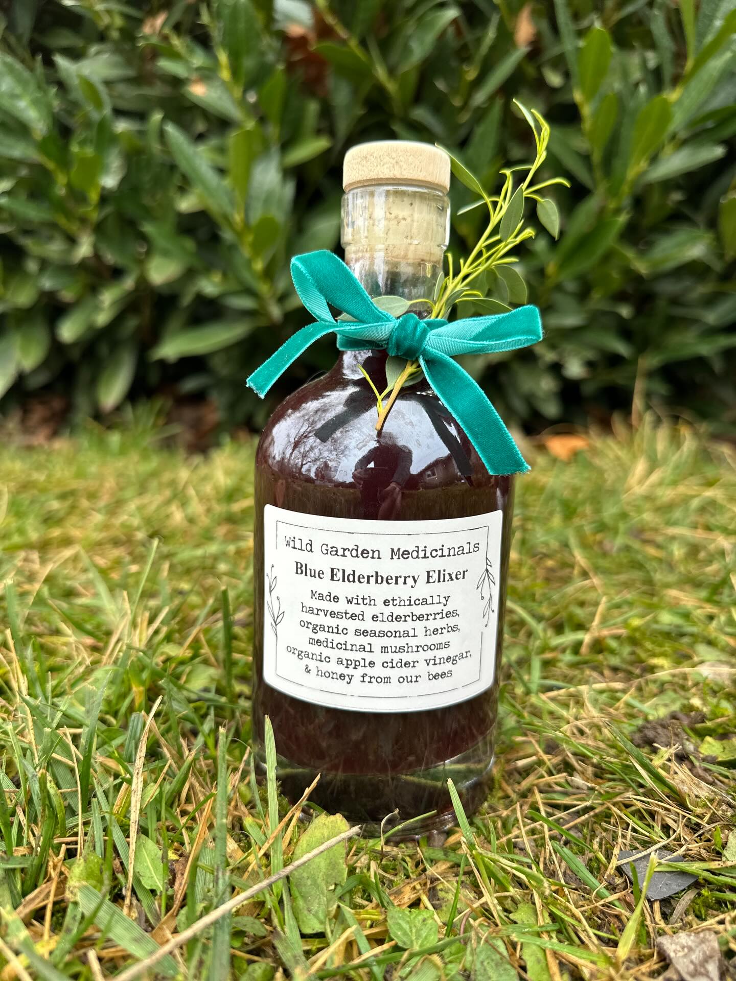 Blue Elderberry Elixer Limited edition: special collaboration edition featuring @brittquirate @honeylily.boutique @eaglemillfarm @soniasoleh @the_nettleman @whiterabbitashland and @wildgardenmedicinals other limited editions TBA soon❤️✨🌿🙏🏽