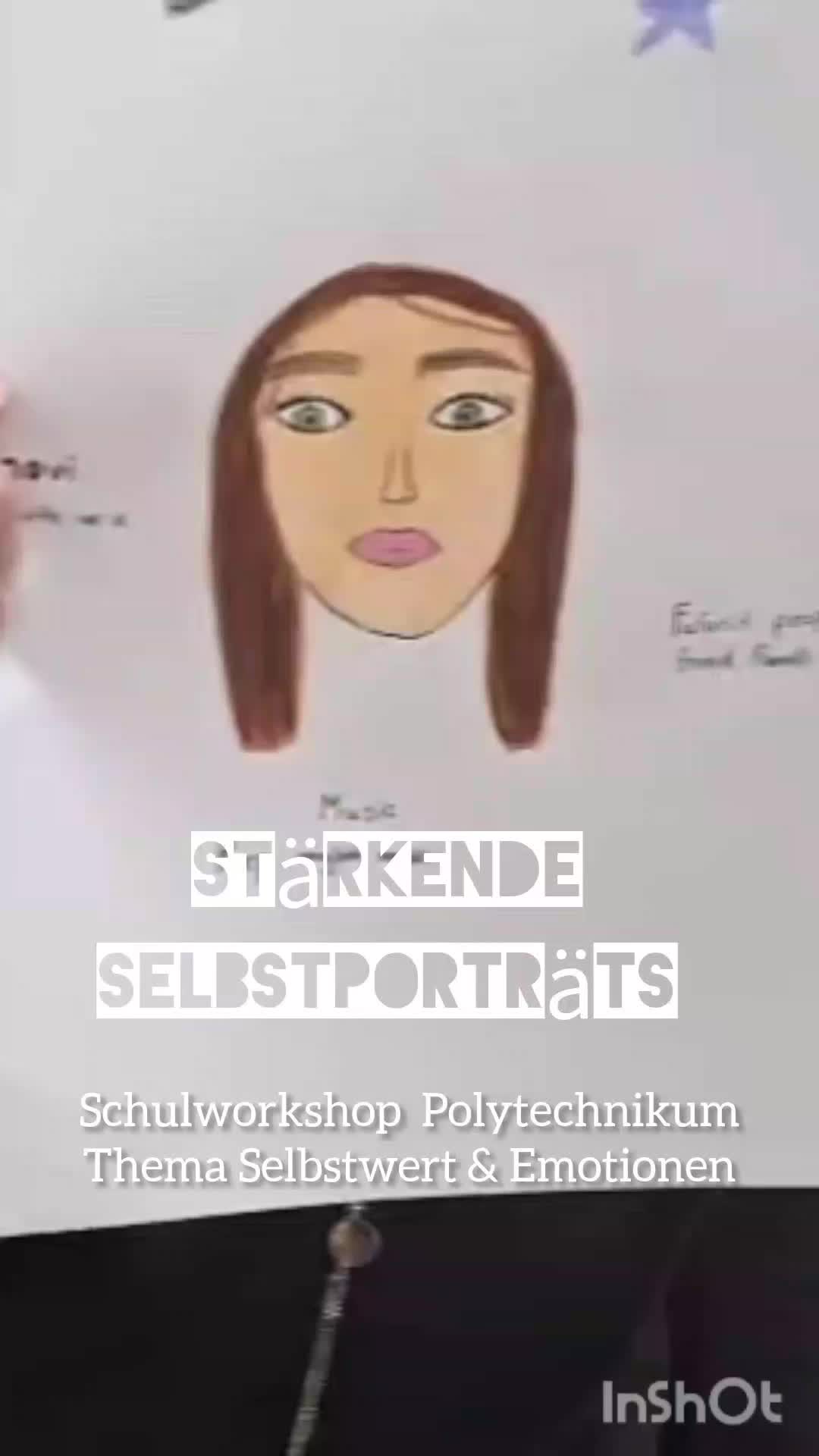 Bei diesem Schulworkshop in einem Polytechnikum zum Thema Selbstwert & Emotionen wurden 10 junge Frauen ermutigt,
stärkende Selbstporträts anzufertigen. "Worin liegen meine Stärken? Worin finde ich Freude? Wo finde ich Raum für meine Emotion?" Selbstwertstärkende Übungen und gezielte Fragestellungen bieten jedesmal viel Stoff zur Diskussion über die eigenen Emotionen.
Der Lichtblick Frauen- und Familienberatung @frauenfuerfrauenbgld Frauen- Mädchen- und Familienberatungsstelle Oberpullendorf