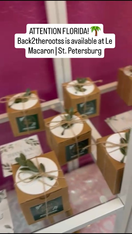 ✨ Big news! ✨️
Back2therootss is now available at Le Macaron, St. Petersburg, Florida 🌴
From handcrafted, plant-based formulations to a beautiful retail shelf—this moment means everything.
If you’re in Florida, stop by and experience hair care rooted in tradition and powered by nature 🌿
📍 Le Macaron | St. Petersburg, FL
#Back2therootss #NowInStore #FloridaLaunch #CleanHairCare #PlantBasedBeauty