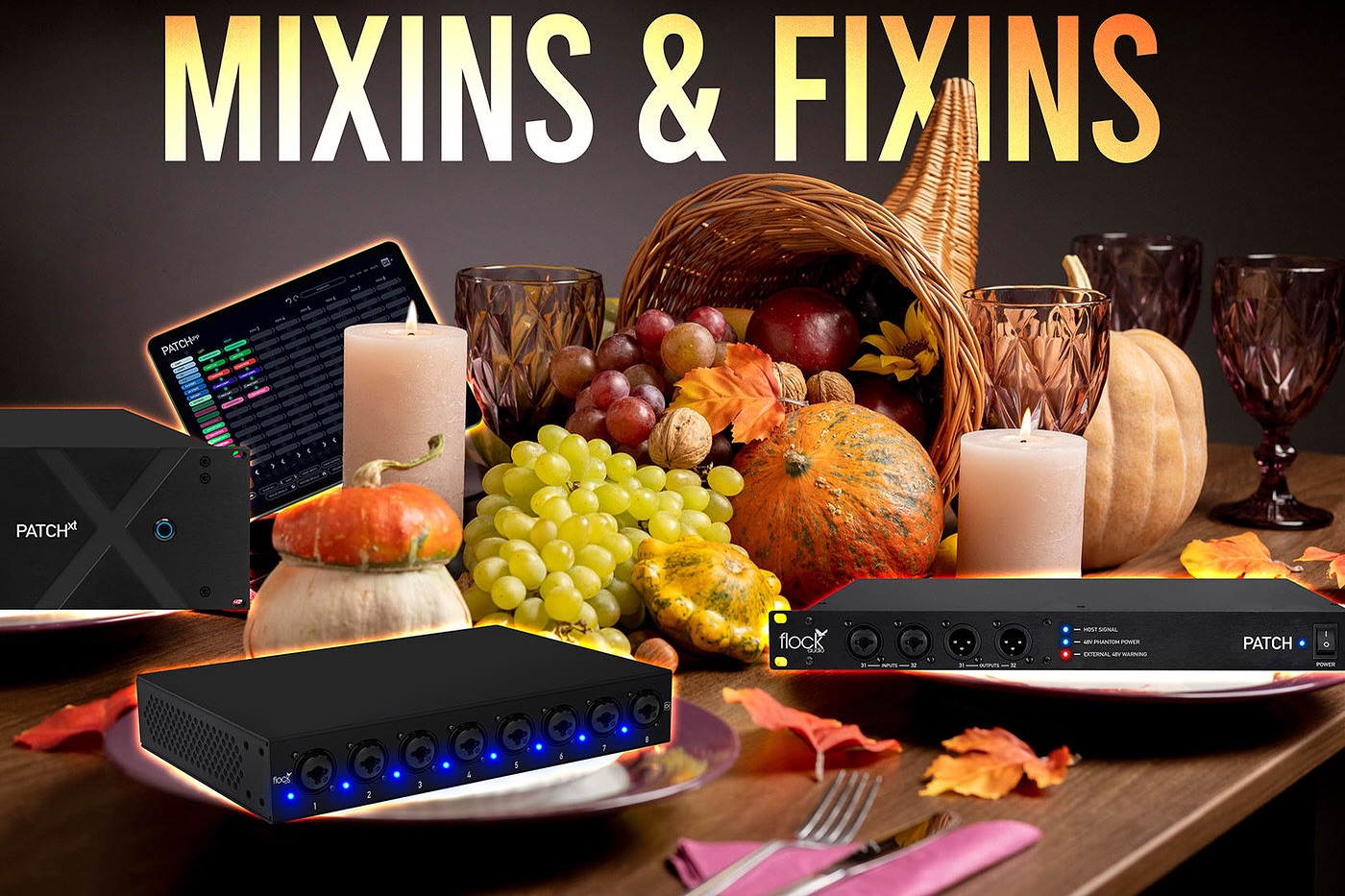 As you’re loading up on all the Black Friday & B-Stock “Mixins,” don’t forget the Fixin’s that make your PATCH setup complete!
From the CX to the XTH Cable Hanger to the power of PATCH APP DX—these are the essentials that take your workflow from good to excellence.
Feast on the savings, then grab the extras that make the whole plate come together.
Happy Thanksgiving from Flock Audio!
#happythanksgiving
🛒 Shop Now - www.flockaudio.com/buy
📍Dealers - www.flockaudio.com/dealers
- - -
Use your Analog Hardware like plugins with simple drag + drop intuitive functionality plus so much more! Contact your preferred Flock Audio Dealer to learn more and order your PATCH Series model today!
- - -
See why thousands of audio professionals and studios around the world are switching to the new standard of analog routing… The PATCH Series!
(www.flockaudio.com)
- - -
#flockaudio #patchbay #StudioLife #AudioEngineering #MixingEngineer #RecordingStudio #MusicProduction #SoundDesign #AudioGear #ProAudio #MusicStudio #HomeStudio #StudioSetup #PatchBay #AnalogGear #DigitalAudio #StudioEquipment #SoundEngineer #MixingAndMastering #StudioRecording #MusicProducer #AudioMixing #MasteringMusic #StudioSession #GearHead #studioinspiration #studiowork #studio #mixing