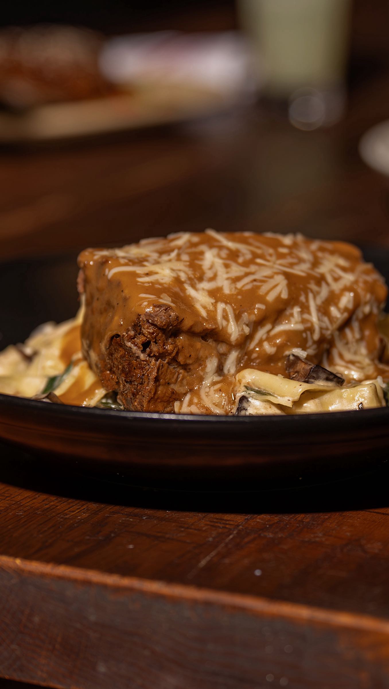 have you tried our beef shortrib stroganoff?🍝tender beef, mushrooms, spinach, pappardelle, ho....