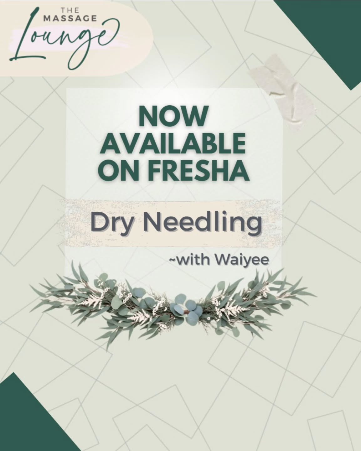 ✨ New Service Alert: Dry Needling with Waiyee ✨
Say hello to your new favourite add-on. Dry Needling is now available at The Lounge — and Waiyee is bringing her magic hands and her precision needles to help release those stubborn, deep-set knots that refuse to budge.
If you’ve ever wished a massage could go one layer deeper, this is it.
Perfect for:
💥 Chronic tight spots
💥 Desk-neck + shoulder tension
💥 Sports niggles
💥 Anyone who just wants that “Omg I can finally move again” feeling
Add it onto any massage or book as a focused treatment… and watch your muscles melt into cooperation.
Waiyee’s already got a few slots open this week — if you’re curious, now’s the time.
#DryNeedling #MuscleRelease #CardiffWellness #WaiyeeTherapist #SportsMassage #RecoveryLounge #FeelBetterMoveBetter #CardiffSpa #HolisticTherapy #TheLoungeCDF ✨