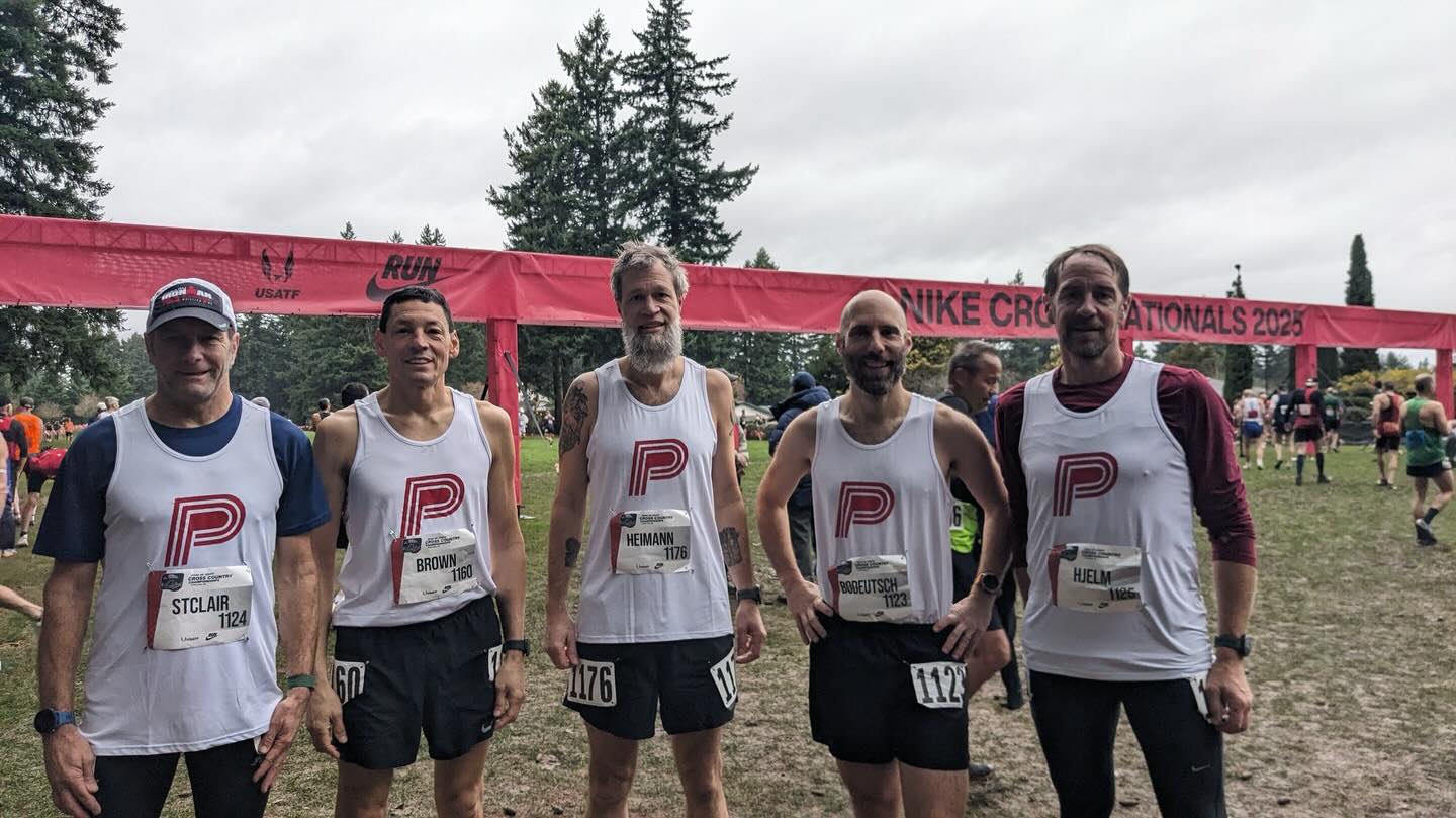 🏆 PPRC Represented at USATF Masters XC! 🦅🔥
PPRC had a strong presence this weekend at the USATF Masters XC Championships. The guys showed up ready to compete, handled a tough course on the national stage.
Proud of the effort. Proud of how the club showed up.
Onward. 🦅
#PPRC #USATFMastersXC #MasterTheProcess #RunningCommunity #CrossCountry #TeamCulture #ProcessPerformanceRC