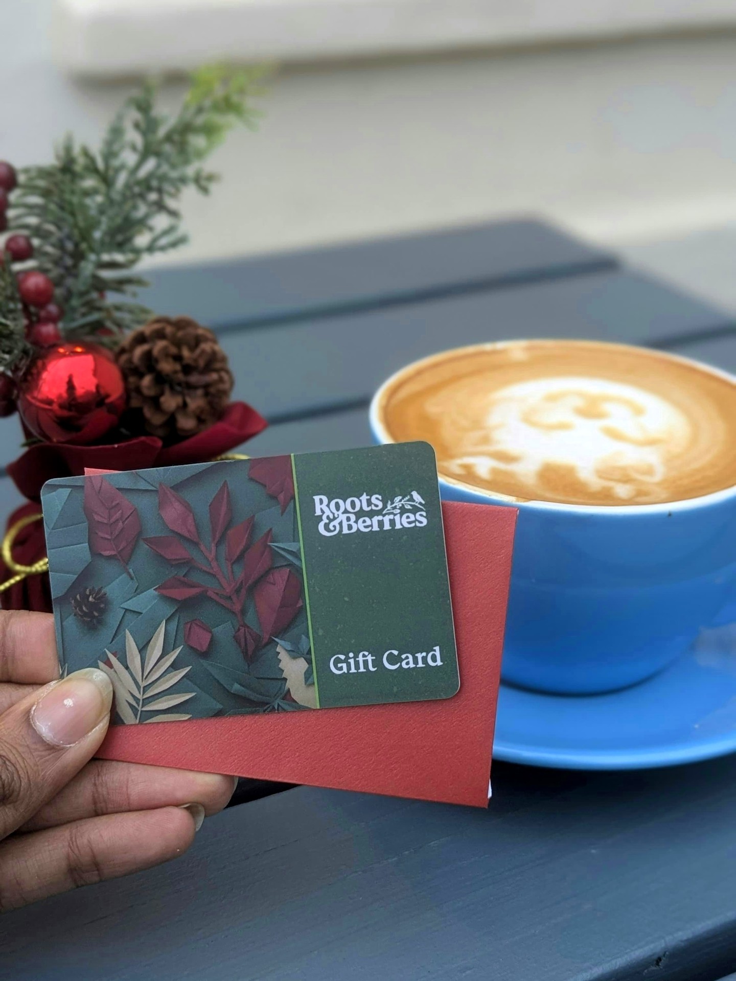 This Christmas, we’re making it wonderfully simple to treat the people who make your days brighter. ✨
Whether it’s a cosy coffee after a winter walk or a beautifully indulgent Afternoon Tea in one of our park cafés, our new Gift Cards are designed to spread a little joy exactly where it matters.
Choose an in-café Gift Card to use at any Roots & Berries café, or an eGift Card for pre-booked Afternoon Teas online. Two thoughtful ways to give the gift of time well spent.
Available now across all our cafés and via our website. 🍃