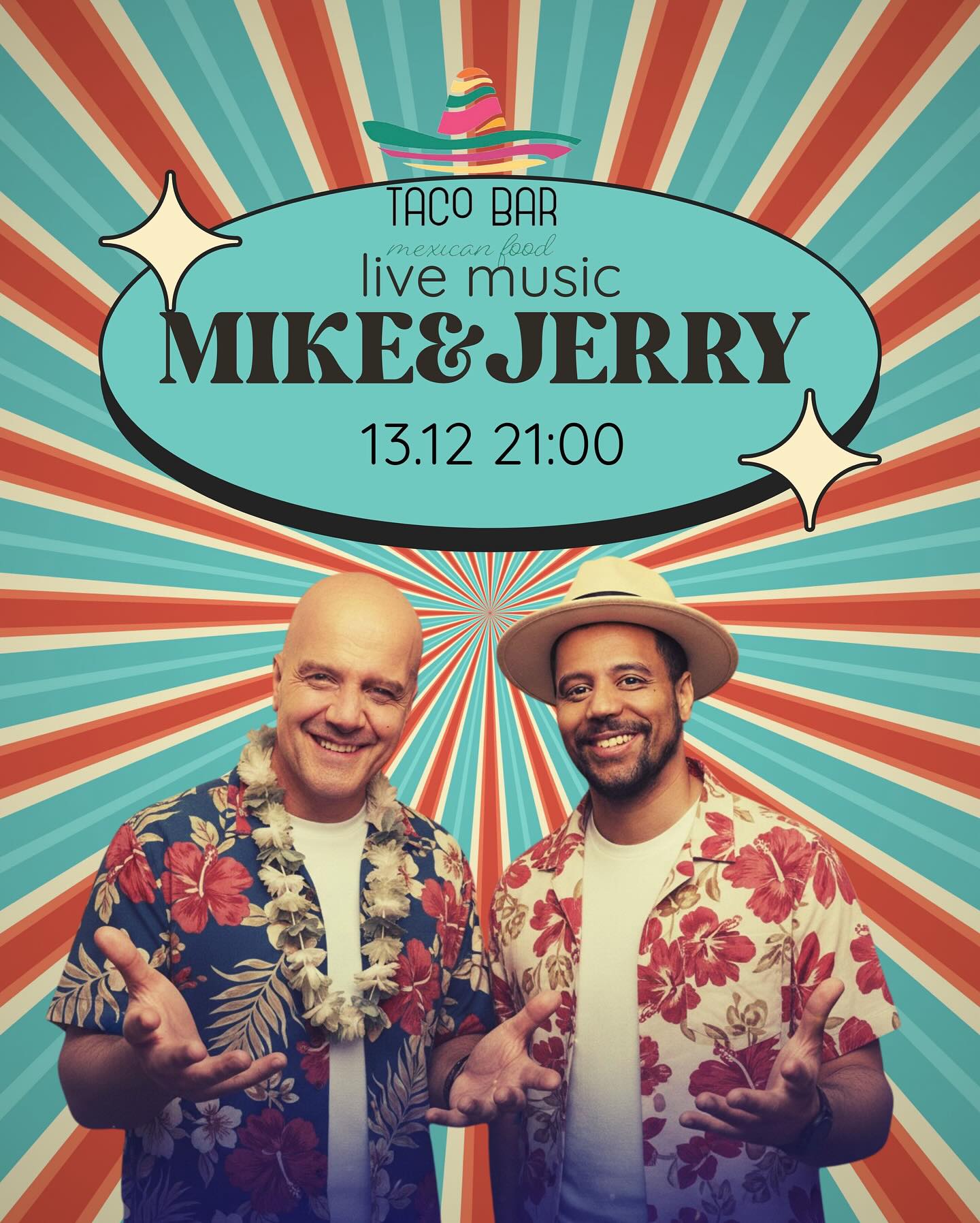 Już w tę sobotę zapraszamy was na kolejny występ na żywo ! Nie zabraknie słońca, tequili i dobrej muzyki - was też nie może zabraknąć ! 💃🏻🕺🏾🇲🇽🌯
A Ty wpadniesz ? 🇲🇽💃🏻