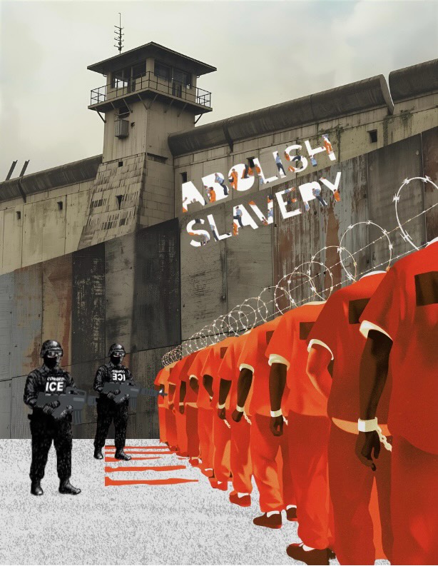 The same companies lobbying to keep Virginia’s prisons full are lobbying to expand detention centers. This isn’t coincidence—it’s design.
Immigration detention isn’t separate from mass incarceration. They’re components of the same machine: built on the same 13th Amendment loophole, targeting the same Black and Brown communities, extracting the same forced labor, and generating billions in corporate profits.
If we’re serious about abolition, we can’t fight these systems separately. The border wall IS the prison wall. Our movements must unite.
Link in bio for the full analysis on why Virginia is ground zero for this unified struggle.
#abolishslaveryva #PrisonIndustrialComplex #ImmigrantRights #NoMoreCages #1System1Struggle