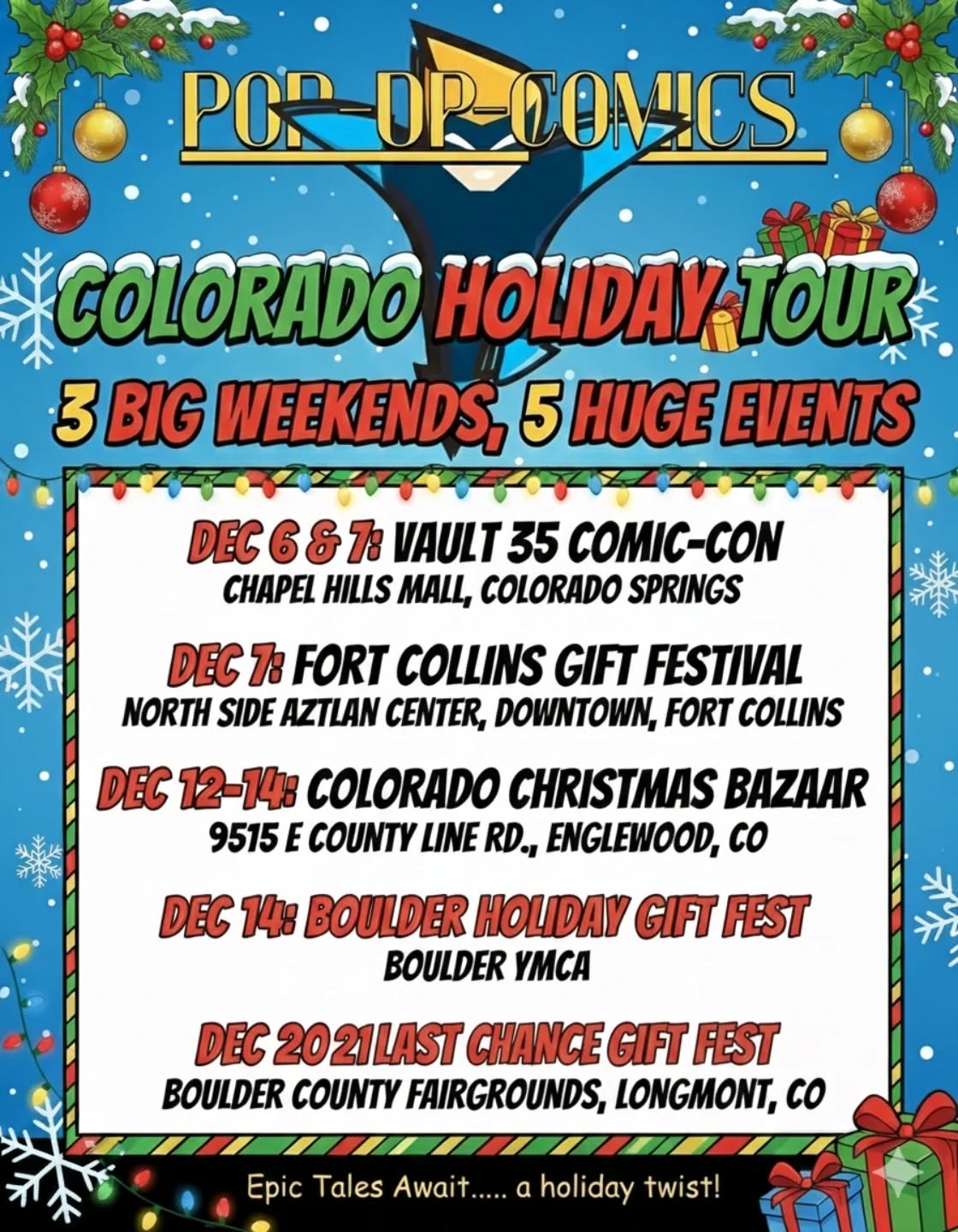 Let's get this Holiday season started off right! See you all there!