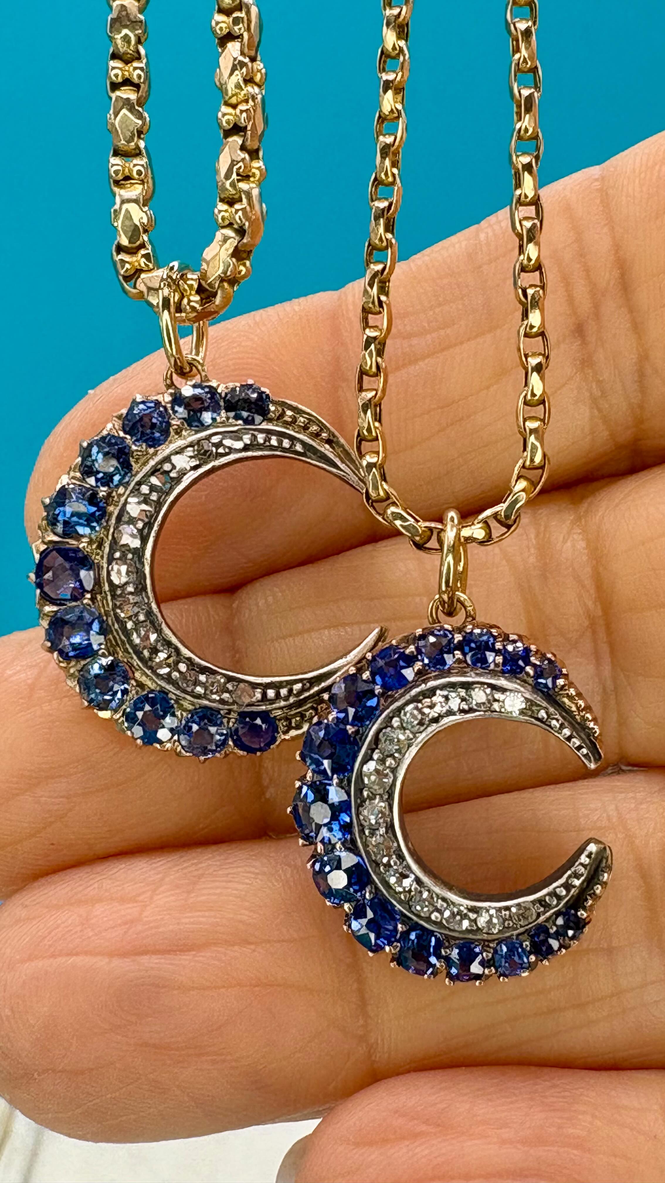 What is the difference between these two crescents? Listen to me explain.
💙Harper💙 and 💙Blue💙 both available at www.heirloomjewells.com