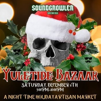 This Saturday evening, Soundgrowler Brewing transforms into a Yuletide wonderland for one of our only nighttime markets of the year. Step into an intimate, dimly lit holiday bazaar packed with over 40 incredible artists bringing the weird, the whimsical, and the wonderfully handmade to life.
Discover hand-sculpted monster mouth plaques, Krampus dolls, Christmas witches, spooky floral wreaths, doll-head holiday totems, and the mischievous “Pompis” mushroom creatures. Explore laser-cut ornaments, gothic jewelry, tarot decks, illustrated folklore books, resin Dungeons & Dragons dice, custom leather goods, crystal dreamcatchers, mixed-media art, layered paper pieces, embroidered ornaments, handcrafted kitchen witches, ghostie sculptures, and more.
Treat yourself to gourmet cookies and brownies, seasoned nuts, breads, pickles, Bloody Mary mixes, barbecue rubs, CBD coffee, hemp honey, and freshly roasted whole-bean coffee. Home décor lovers will enjoy candles, wax melts, incense, etched glassware, cutting boards, charcuterie boards, resin art, whimsical lamps, magnets, and recycled-jar holiday candles. Plus plushies, crochet creations, quirky apparel, herbal ritual goods, salves, body sprays, body butter, and other unique holiday finds.
Shop with a beverage in hand and be sure to enjoy some tacos from the brewery while you explore the market.
Where? Soundgrowler Brewing, 8201 183rd St Suite P, Tinley Park
When? December 6, 2025 from 5pm to 10pm
Parking? Free and plenty on site
Artist list? Check the event page for more information.
Link? https://www.facebook.com/events/1340740614318945
Admission is free and everyone is welcome. Bring friends, sip your favorite Soundgrowler beer, and shop one of the most unique holiday markets of the season!
#yuletidebazaar #decembermarket #drinkillinois #handmade #artisanmarket #craftshow #handmademarket #tinleypark #intinleypark #streetzartzalliance #tacos #beer #soundgrowlerbrewing