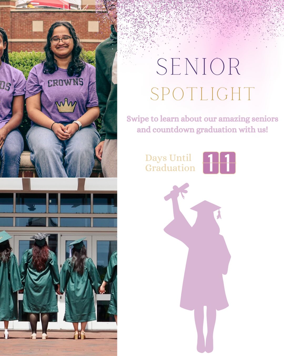 ✨ Senior Spotlight: Renuka Challa ✨
Today we celebrate Renuka — our amazing Co Magic Maker Coordinator who’s brought so much joy, kindness, and leadership to AMoM since Spring 2024. 💜
We’re so proud of her as she graduates with her B.B.A. in Business Analytics & MIS! Join us in congratulating her and wishing her all the magic ahead. ✨🎓
#SeniorSpotlight #AMoMCLT #MagicMakers #UNCCharlotte #ClassOf2025 #JoyMatters 💜