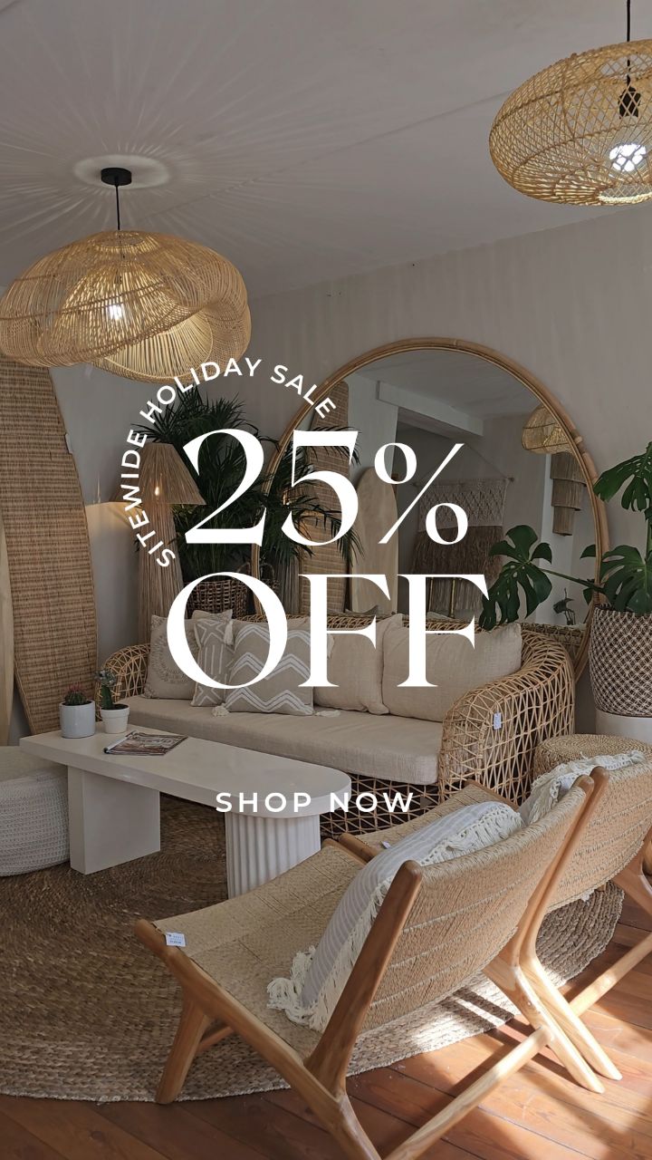 25% off ALL in-stock products and 10% off all pre-orders for our March 2026 container. Shop in-store Monday to Saturday or online anytime.
Discounts on in-stock items are automatically applied at checkout.
To place a pre-order email Meg@eightdegreessouth.com
Monday–Friday: 8:00–16:00
Saturday: 10:00–13:30
10 Stibitz Street, Westlake, Cape Town
www.eightdegreessouth.com
#interior #rattan #rattanfurniture #teak #interiordecor #lodgedecor #designers ##interiordesign #teakchairs #diningroomdecor #homedecor #balistyle #8degreessouth #hoteldecor #pendants #christmassale ##capetownfurniture