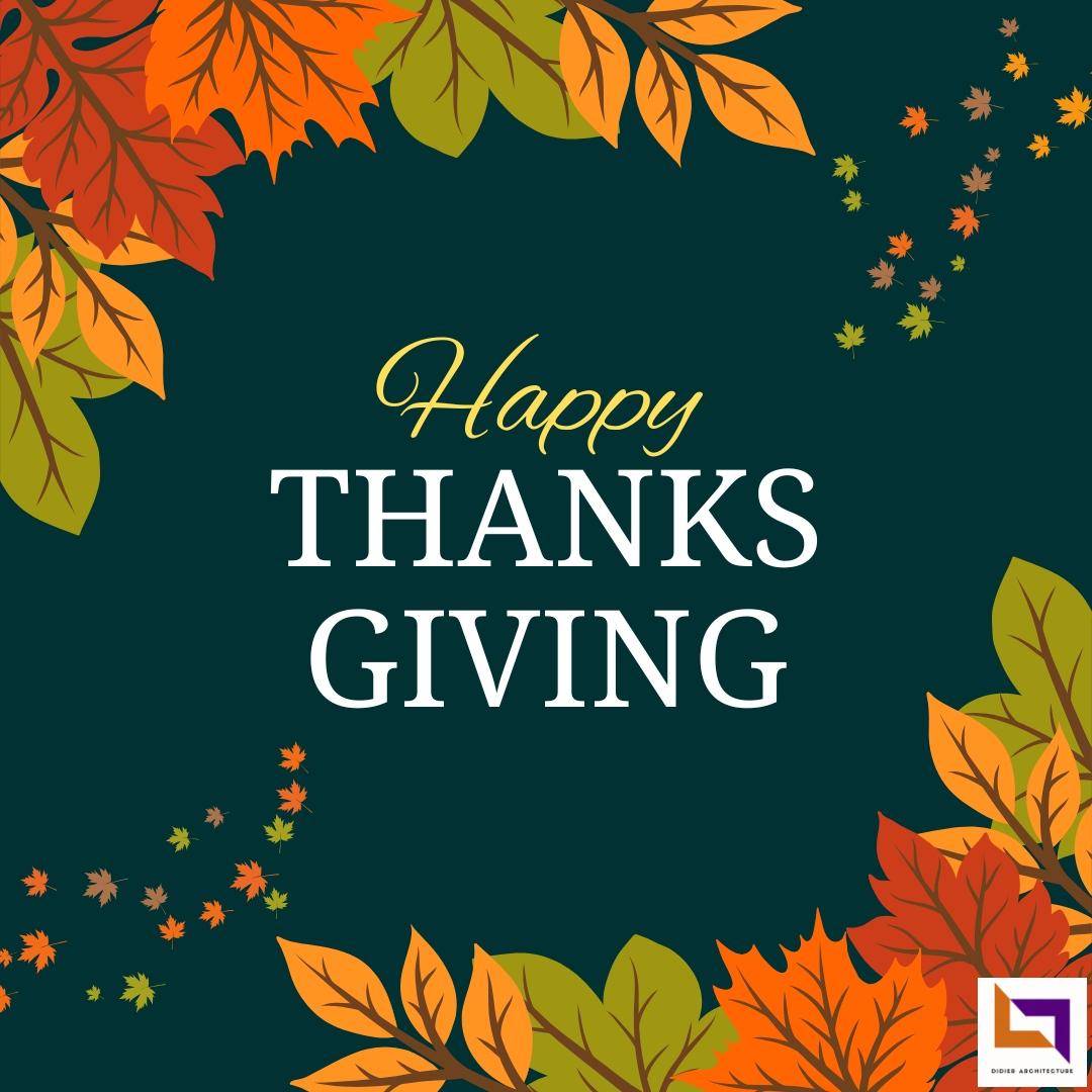 From our table to yours, we're sending wishes for a warm and wonderful Thanksgiving!
This day is about more than just delicious food; it's a beautiful reminder to pause and appreciate the good things in our lives, big and small. We're incredibly thankful for this amazing community and the connections we share.
What's one thing you're feeling especially grateful for today? Let us know in the comments below!
#DidierArch #DidierArchitecture
#Thanksgiving #Gratitude #Thankful #HappyThanksgiving