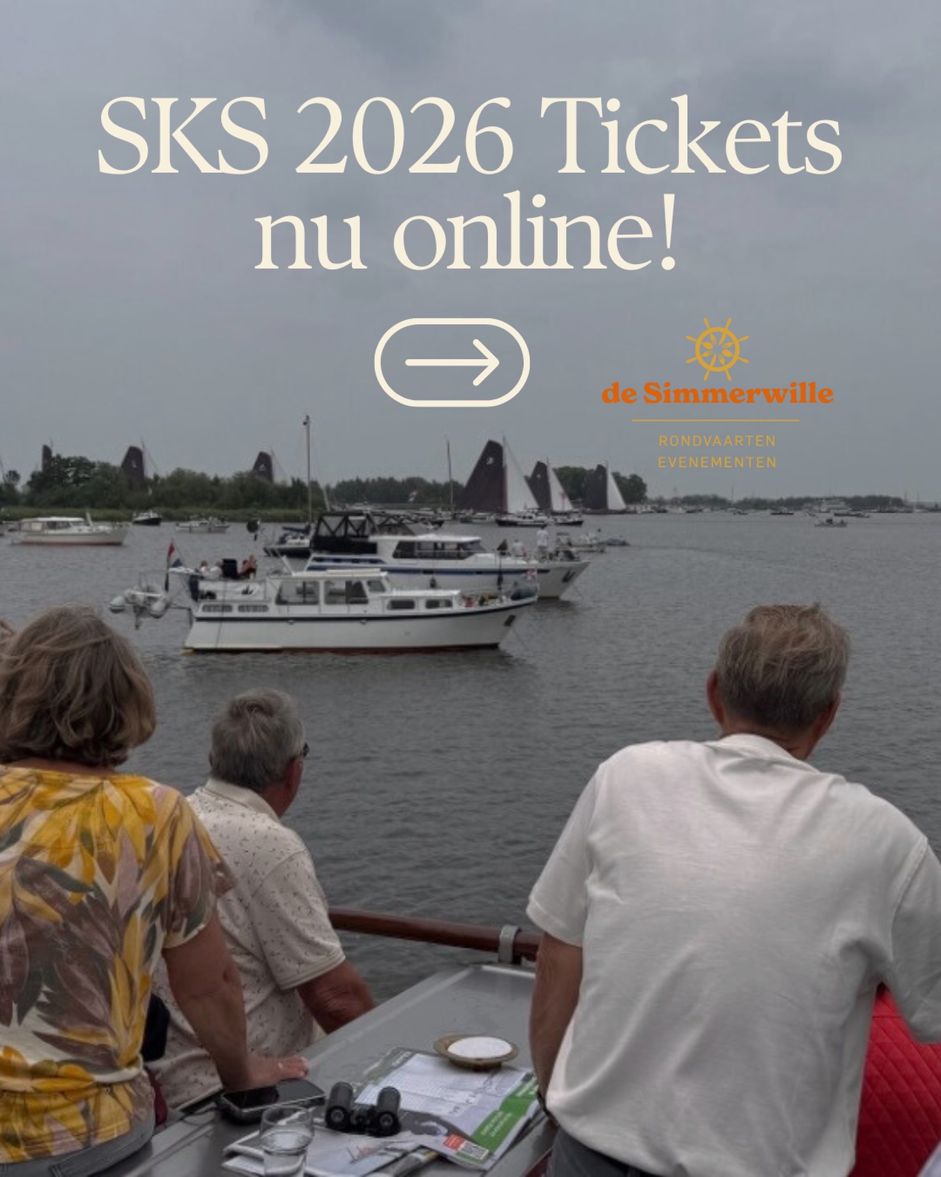 ๐ข ๐๐จ๐ฌ๐ฌ๐ ๐ญ๐ข๐๐ค๐๐ญ๐ฌ ๐๐๐ ๐๐๐๐ ๐ง๐ฎ ๐จ๐ง๐ฅ๐ข๐ง๐!
Wegens de enorme vraag hebben we de tickets voor het ๐๐ครป๐ญ๐ฌ๐ฃ๐๐ฌ๐ข๐ฅ๐๐ง ๐๐๐๐ vandaag al live gezet!
Wil jij het skรปtsjesilen bekijken vanaf een unieke locatie op het water?
๐ Kies uit ๐๐ซ๐จ๐ฎ, ๐๐๐ซ๐ก๐๐ซ๐ง๐ ๐จ๐ ๐๐จ๐ฎ๐๐ฌ๐๐ง๐
โ Inclusief ๐ค๐จ๐๐๐ข๐, ๐ญ๐ก๐๐ & ๐จ๐ซ๐๐ง๐ฃ๐๐ค๐จ๐๐ค bij aankomst
๐ฅช En een heerlijke ๐ฏ๐๐ซ๐ณ๐จ๐ซ๐ ๐๐ ๐ฅ๐ฎ๐ง๐๐ก aan boord
๐ Tip: ook perfect als ๐ค๐๐ซ๐ฌ๐ญ๐๐๐๐๐๐ฎ!
Geef een bijzondere dag weg op het water.
Tickets bestellen kan eenvoudig via:
๐ ๐ฐ๐ฐ๐ฐ.๐๐๐ฌ๐ข๐ฆ๐ฆ๐๐ซ๐ฐ๐ข๐ฅ๐ฅ๐.๐ง๐ฅ
