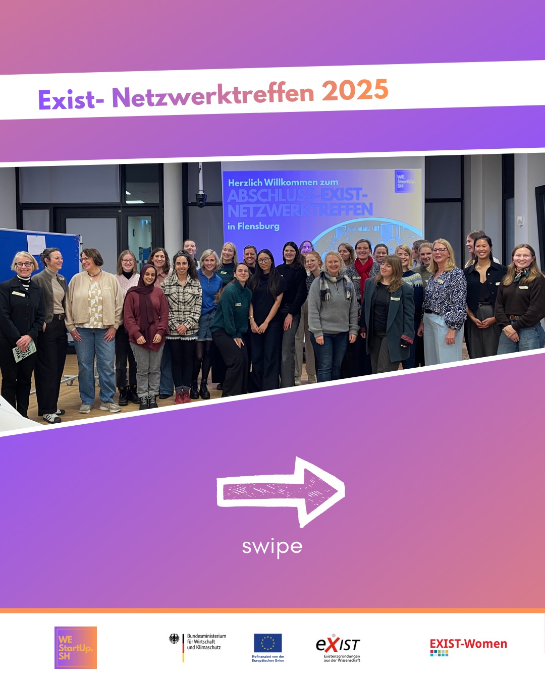 Vergangene Woche fand unser großes Netzwerktreffen statt und wir hatten eine wirklich wunderbare Veranstaltung! 😊✨
Mit dabei waren u. a. Prof. Dr. Christiane Hipp (Präsidentin der @uni.flensburg Flensburg) und Michaela Steffen (Vorstand der Dr. Werner Jackstädt-Stiftung & Beiratsmitglied des Jackstädt-Zentrums) 😊
Neben einer Fotobox, leckerem Essen und vielen spannenden Gesprächen hatten Mentees und Mentorinnen auch Zeit, ihr gemeinsames Jahr noch einmal zu reflektieren und sich auszutauschen.
Ein inspirierender Abend voller Begegnungen, Dankbarkeit und neuer Impulse 💛
EXISTWomenSH ist eine Kooperation zwischen dem @zfe_kiel - Zentrum für Entrepreneurship der Christian-Albrechts-Universität Kiel und der @muthesiuskunsthochschulekiel, der @startup.bridge der Fachhochschule Wedel, dem @gruendercube des Hanse Innovations Campus Lübeck und WEStartUpSH des Jackstädt-Zentrum der Europa-Universität Flensburg @uni.flensburg @dock1_fl @startupsh_now @hochschuleflensburg @kieluni Gefördert vom Bundesministerium für Wirtschaft und Klimaschutz (BMWK)