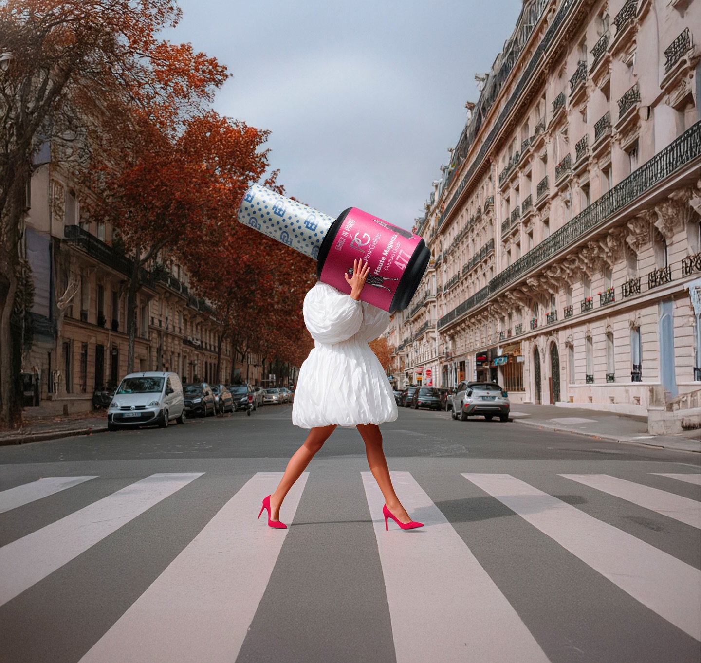 When your nails need a little Emily-level drama: Pink Gellac x Emily in Paris brings five bold gel polish shades, three playful gel nail stickers and a tiny Emily handbag to make sure you manicure is never low key again