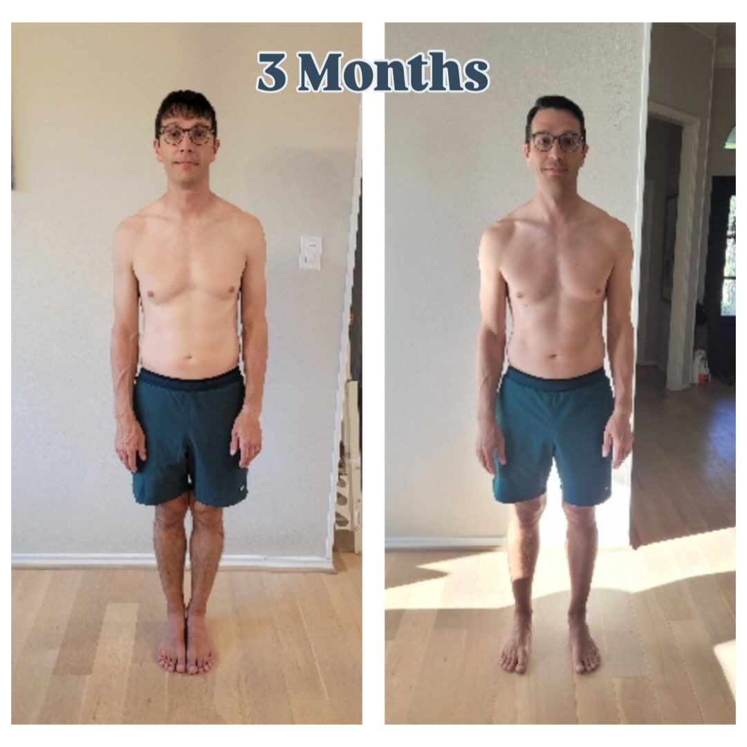 Aaron came to me with a great attitude, and initiated a real desire to learn/get stronger. I could tell right away he’d hit his goals (inside and out) if he did the program and stayed consistent.
Everything from form fixing, not giving up too soon/polishing movement quality (via online vid feedback), to nutrition adjustments.
He planned to get after it together for 3 months to establish a base so that he could flourish on his own with more confidence.
It worked. He did great. While also setting and hitting PRs he wasn’t sure he could. I’m proud.
That’s what’s up.👌🏼
#personaltrainer #strengthcoach #nsca #strengthtraining #functionaltraining #functionalstrengthtraining #functionalstrength #functionalmovement #healthylifestyle #strength #weightlifting #onlinecoaching #onlinepersonaltrainer #virtualtrainer #virtualpersonaltrainer #onlinecoachingfitnessplan #fitnesscoachonline #virtualtraining #onlinetraining #fitnesscoaching #trainsmarter #trainsmart #exercisetutorial #beforeandafterpics #progresspic #beforeafterweightloss #progresspictures