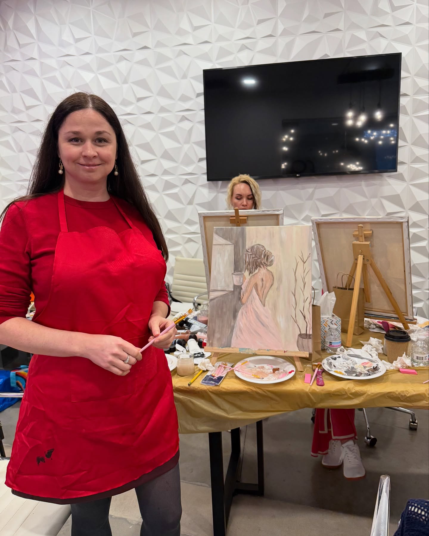 Amazing art workshop with @art.near.me! Thank you Anastasia for the great event!