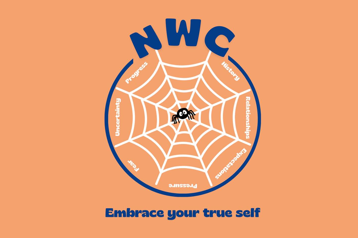 ‘While it is human nature to be afraid of spiders, they are frequently compared with young people - both misunderstood and judged.
Spider webs represent the strength and resilience future leaders hold and show by building their own path.
The words on the flag highlight our journey and obstacles that we’ve had to overcome.
NWC is a web where we can connect and embrace our true self.’
Students from @capitalcitycollege end their 5-week work experience programme having designed a flag for the store entrance.
We are now getting it hand-made.