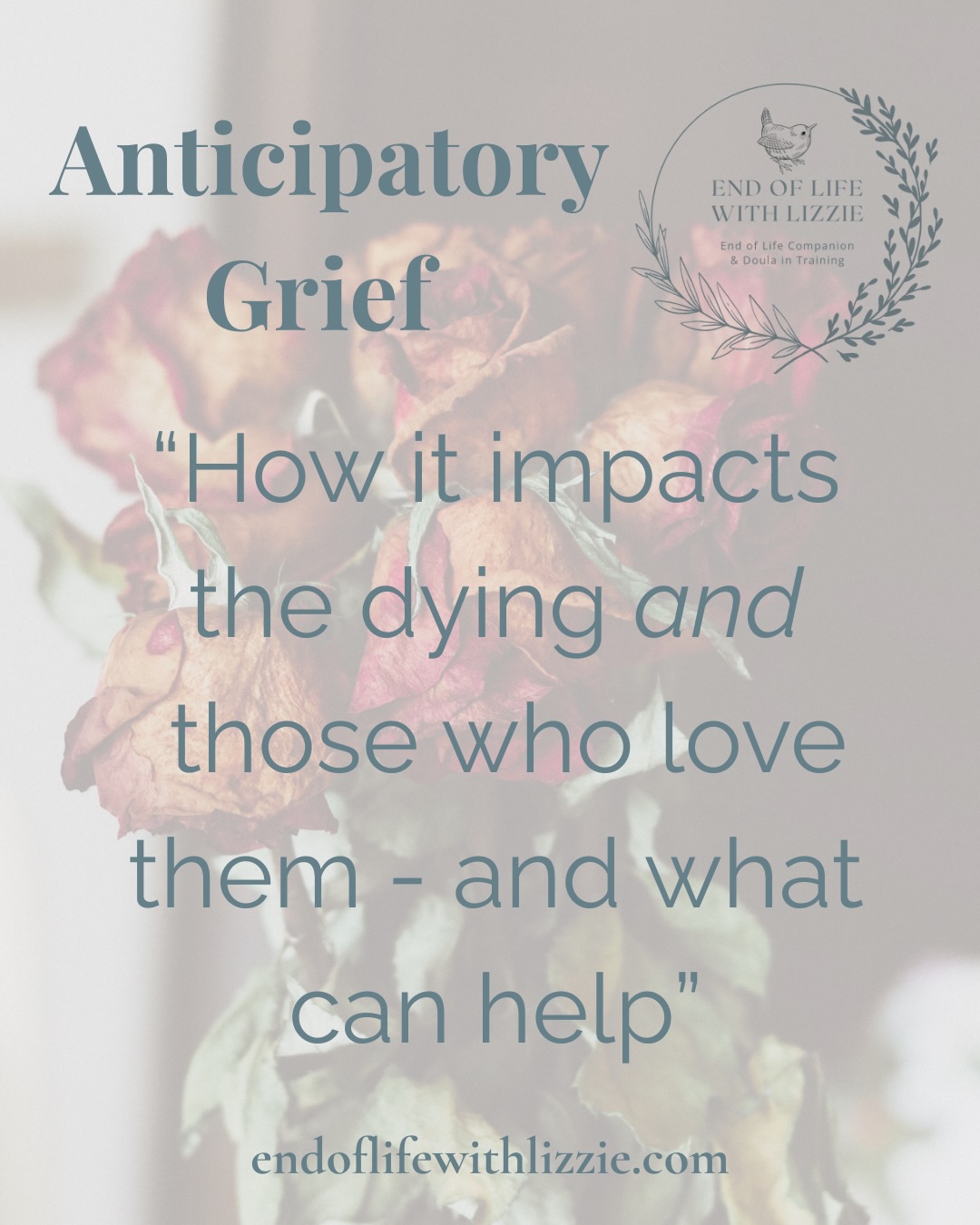 #griefawarenessweek
Anticipatory grief can feel confusing, heavy, or even isolating.
It’s a deeply human response to loving someone who is dying.
Both the dying person and those around them carry grief, just in different ways.
With support, tenderness, and honest conversations, we can walk this part of the journey with greater gentleness for everyone involved.
Go Gently with Each Other Folks ❤️
#AnticipatoryGrief #GriefAwareness #EndOfLifeCare #DeathDoula #EndOfLifeWithLizzie #GriefSupport #DyingMatters #HoldingSpace #CompassionateCare #GriefJourney #GriefEducation #DoulasOfInstagram #PalliativeCare #BereavementSupport #LivingWithLoss #GriefCommunity