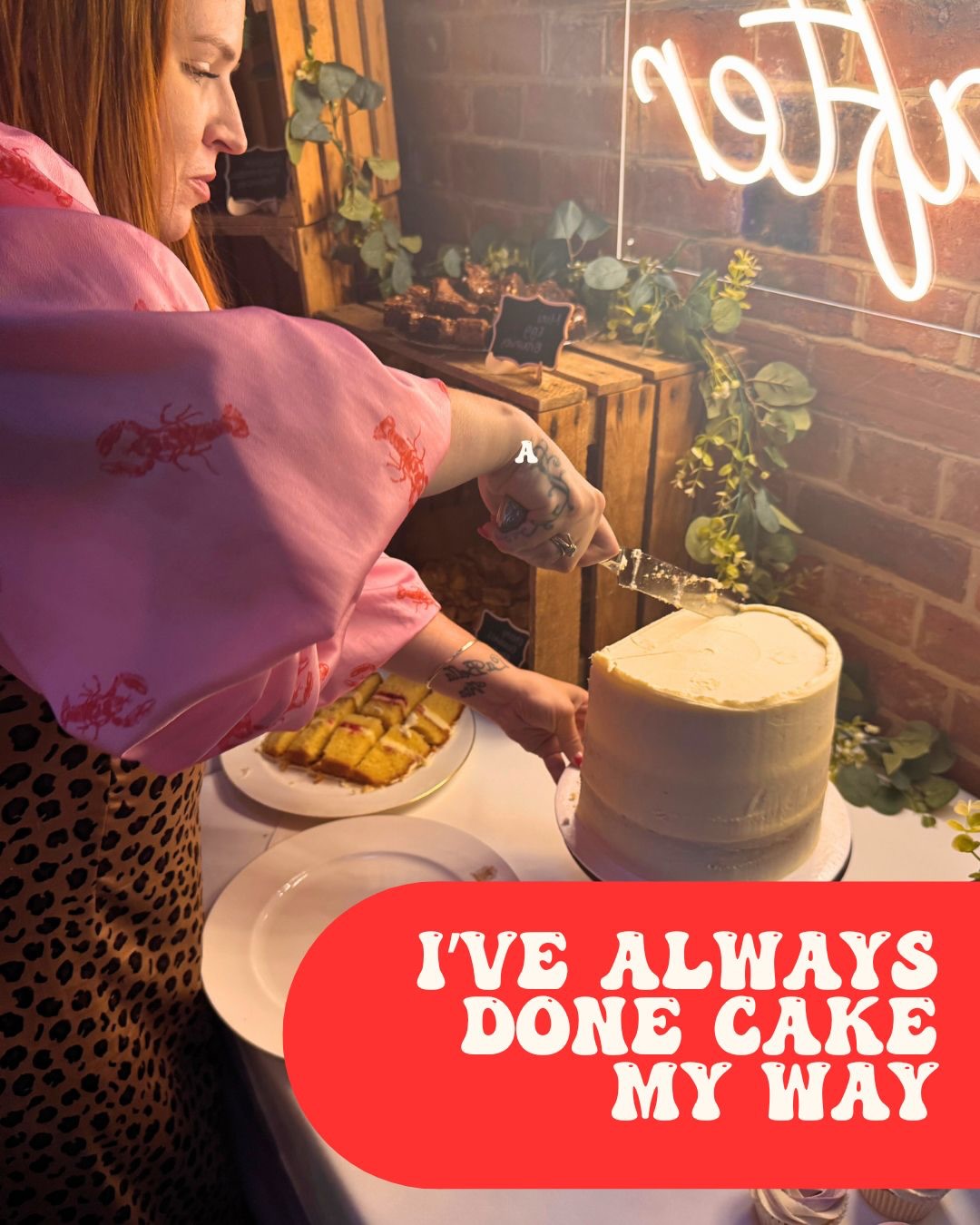 If you’d of told me 9 years ago I’d now be mainly a wedding + celebration cake maker full time in my own cake room I’m not sure I’d of believed you
When I started this business nine years ago I didn’t know much beyond loving cake and wanting to do it my way. The reality was I had no idea what I was doing.
I just knew I wanted to make cake my way and see what happened.
Some days that worked perfectly, other days it was a total disaster. So much has happened and during that time, the business has pivoted and changed direction - sometimes completely out of my control, but it’s all worked out and it’s all been so so worth it.
I don’t know how to quite sum up 2025 but business wise it’s been my favourite so far, 2026 and 10 years of The Mad Batter!
2026 let’s do this 🙌🏻💕🍰