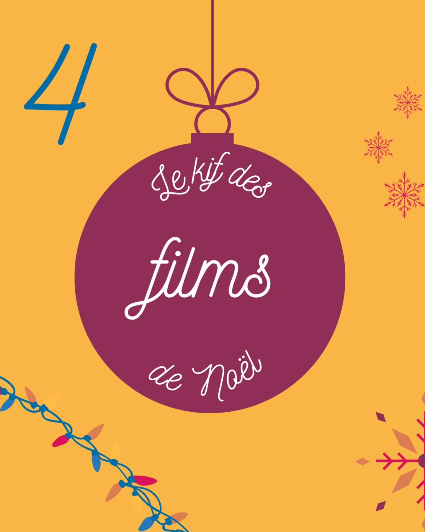 4e jour de notre calendrier de l'Avent : dis-nous si toi aussi tu aimes les films de Noël et pourquoi ! 🎄🎁
#calendrierdelavent #noël #filmdenoël #bookstafrance ##auteur
