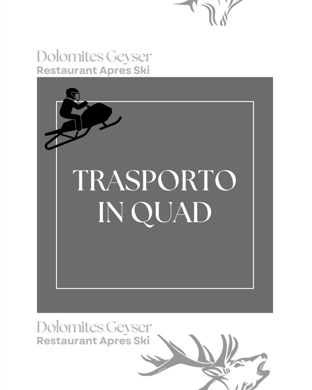 La neve blocca le auto.
Non le serate âď¸đ
In inverno si arriva in quad,
poi si pensa solo a stare bene đˇ
đ WhatsApp attivo
Link in Bio