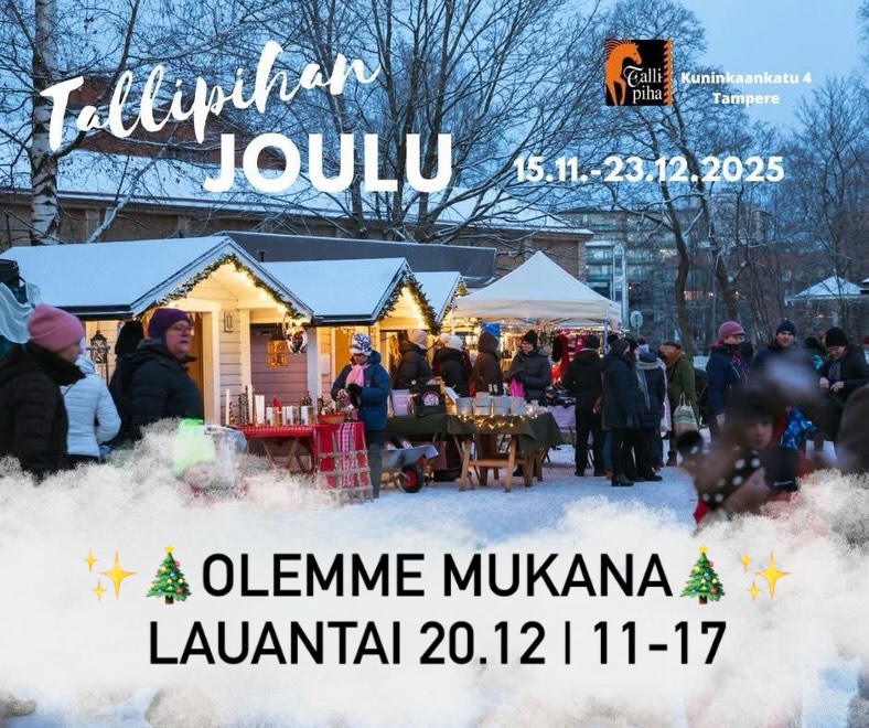 This is it… our last event before Christmas 🎄✨
Join us next weekend at Tallipiha Joulutori for festive brigadeiros, Christmas vibes and sweet treats you don’t want to miss 🍫🎁
See you there? ❤️
📍 Tallipiha Joulutori | 📅 20.12, 11-17