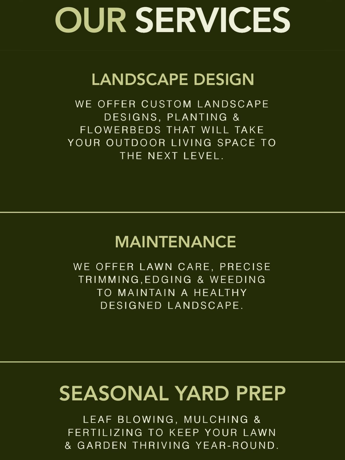 🗣️Get in touch with us! We’re ready to keep your yard looking its best year-round! 🌱🎯
To make it more convenient for our clients, you can also get a quote on our site at⬇️
Www.verdantworkslandscaping.com