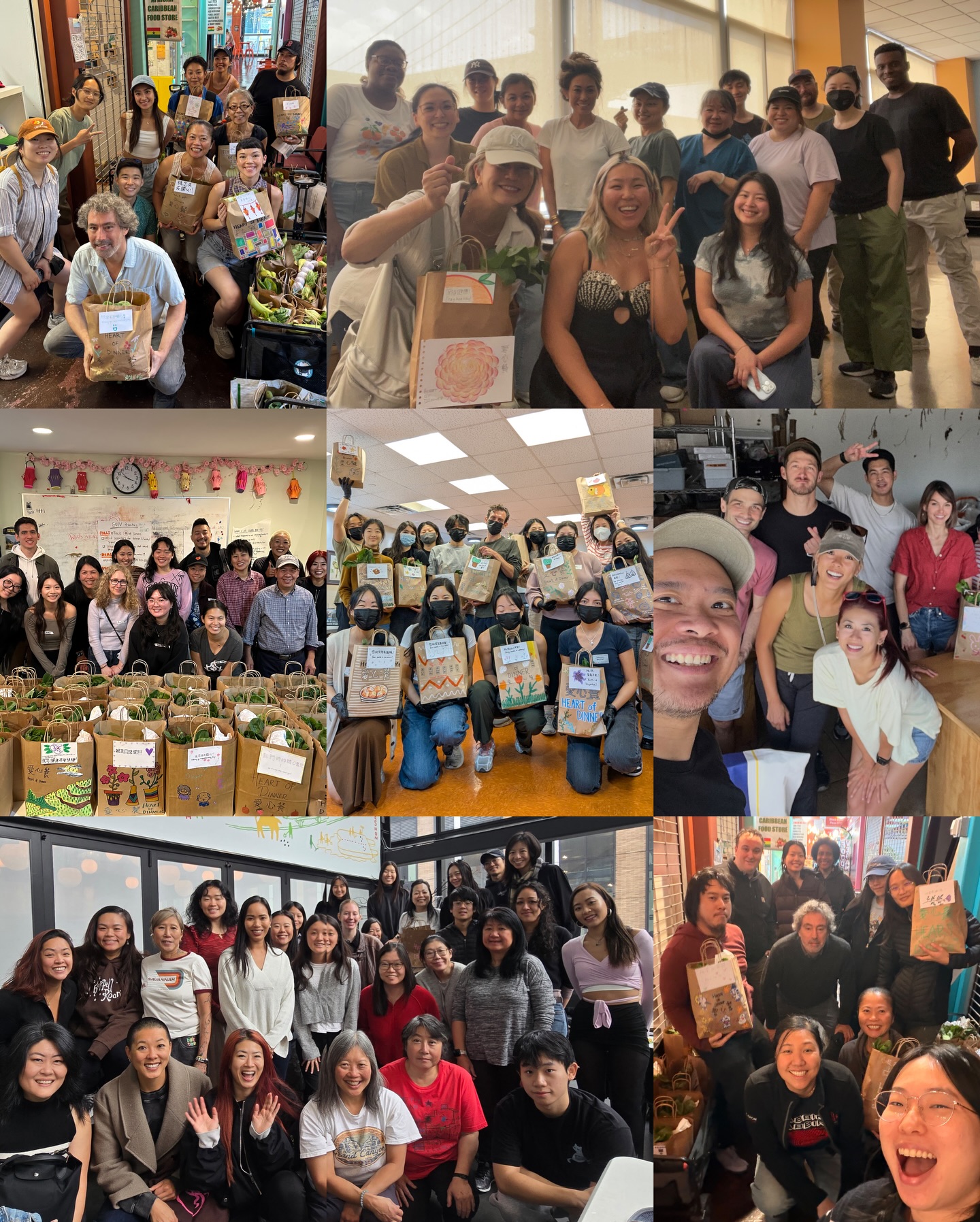 A tiny glimpse of our volunteers and team members who have shown up week after week to nourish our beloved Elders with comforting, culturally thoughtful meals and the kind of love that nourishes the heart and spirit too.
This year alone in 2025, up to 80 volunteer spots have been filled by the kindest humans every week supporting ongoing deliveries and emergency relief efforts across NYC and LA. (Not even counting the hundreds of volunteers around the world sending in decorated bags and love notes!)
This community makes all of this possible. Whether you’ve assembled a care package, decorated a bag, written a love note, driven care packages to an Elder’s home, pulled a wagon full of care packages hand-delivering door-to-door, called an Elder to remind them about their upcoming delivery and say hello, or helped fund the home deliveries that make it possible to reach our Elders.
We’re endlessly grateful for every single person who has supported our mission, thank you for being here with us and making it possible to help us continue addressing food insecurity and isolation among our Elders. ❤️
📸 Collage of photos featuring pics from @annielunyc @jennifer.trn_ @monicayuna @patti.look @jessileemusic @eyorog