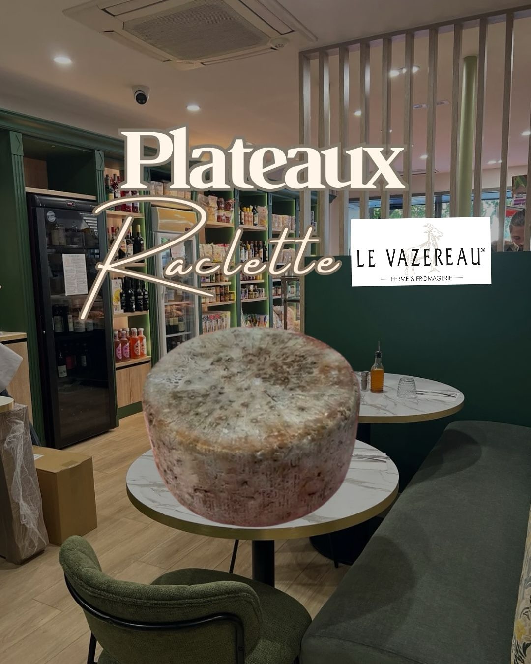 Nouveauté : On a maintenant une variété de fromage de chez @levazereau , disponible en exclusivité aux Saveurs d’Italie. Oui, oui… une raclette locale !
Si vous avez envie d’essayer, on vous propose des plateaux de fromages et des plateaux mixtes (charcuterie & fromage).
Vente à emporter uniquement.
#raclette #fromage #charcuterie #charcuterieitalienne #fromageitalien #restaurantitalien #racletteitalienne #chinon #bourgueil #avoine #beaumontenveron #sazilly #richelieu #lilebouchard #saintbenoitlaforet #cravantlescoteaux