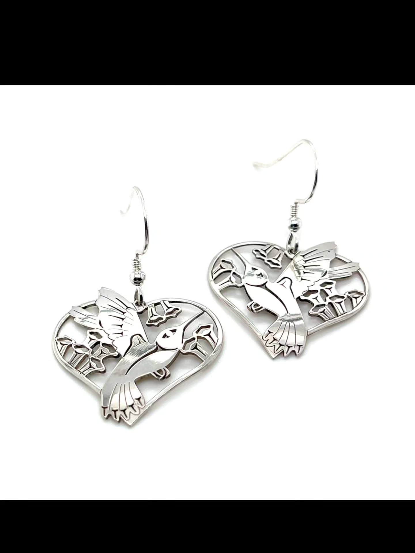 Earrings Sterling Silver - Heart - Hummingbird
Get the best Christmas gift for someone special🎄🎁