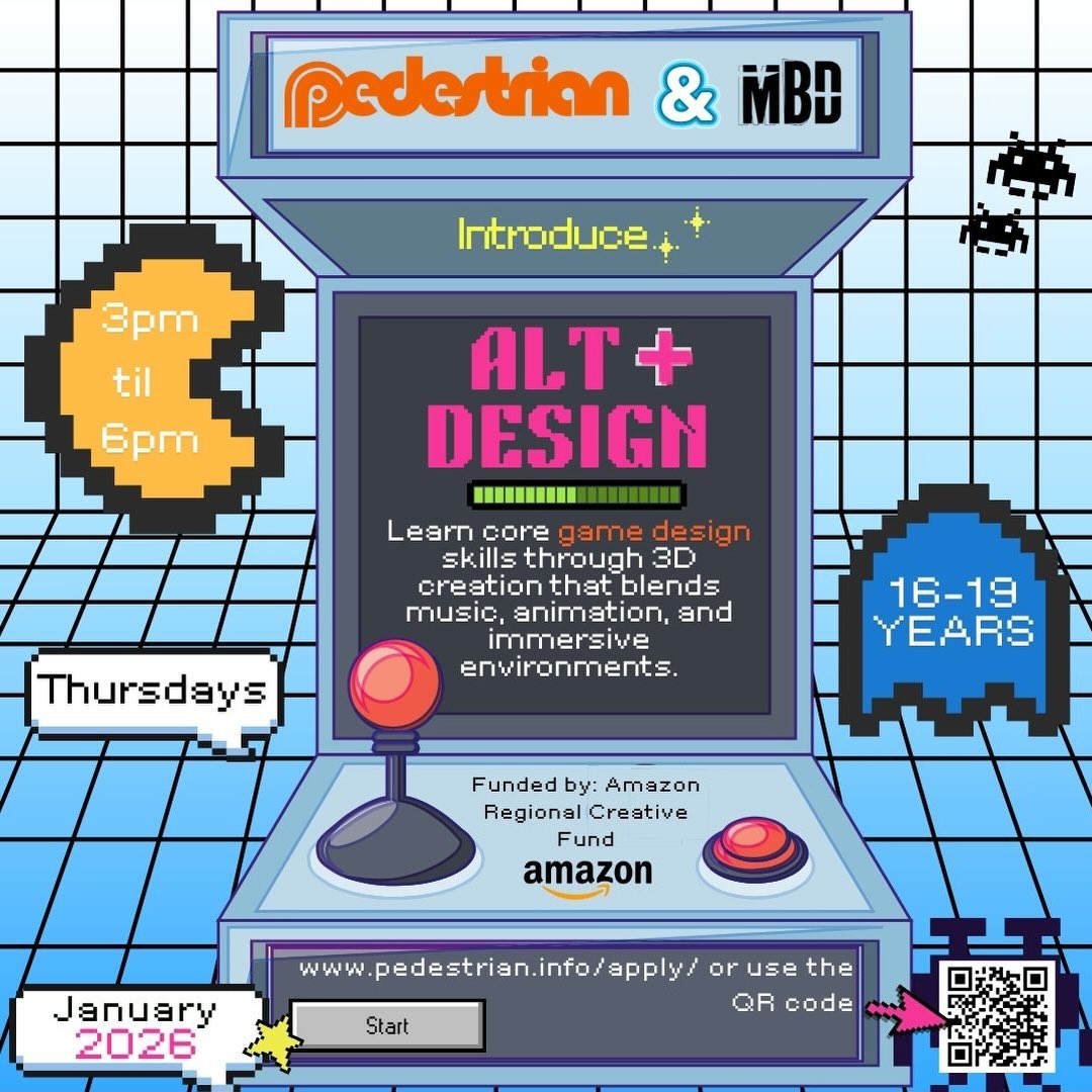 Our friends at @pedestrian1998 are launching a new game design programme #gamedesign