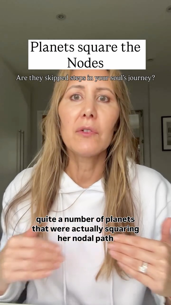 It’s a popular concept in evolutionary astrology that planets square the nodes mean skipped steps in your soul’s journey, but I disagree somewhat.
My feeling is that they actually indicate you’ve learned several things about that planet but you have more to learn in this lifetime.
Often this requires being on the receiving end of some difficult scenarios but there’s also an opportunity for you to ultimately feel more fulfilled and empowered.
#northnode #southnode #soulempowerment