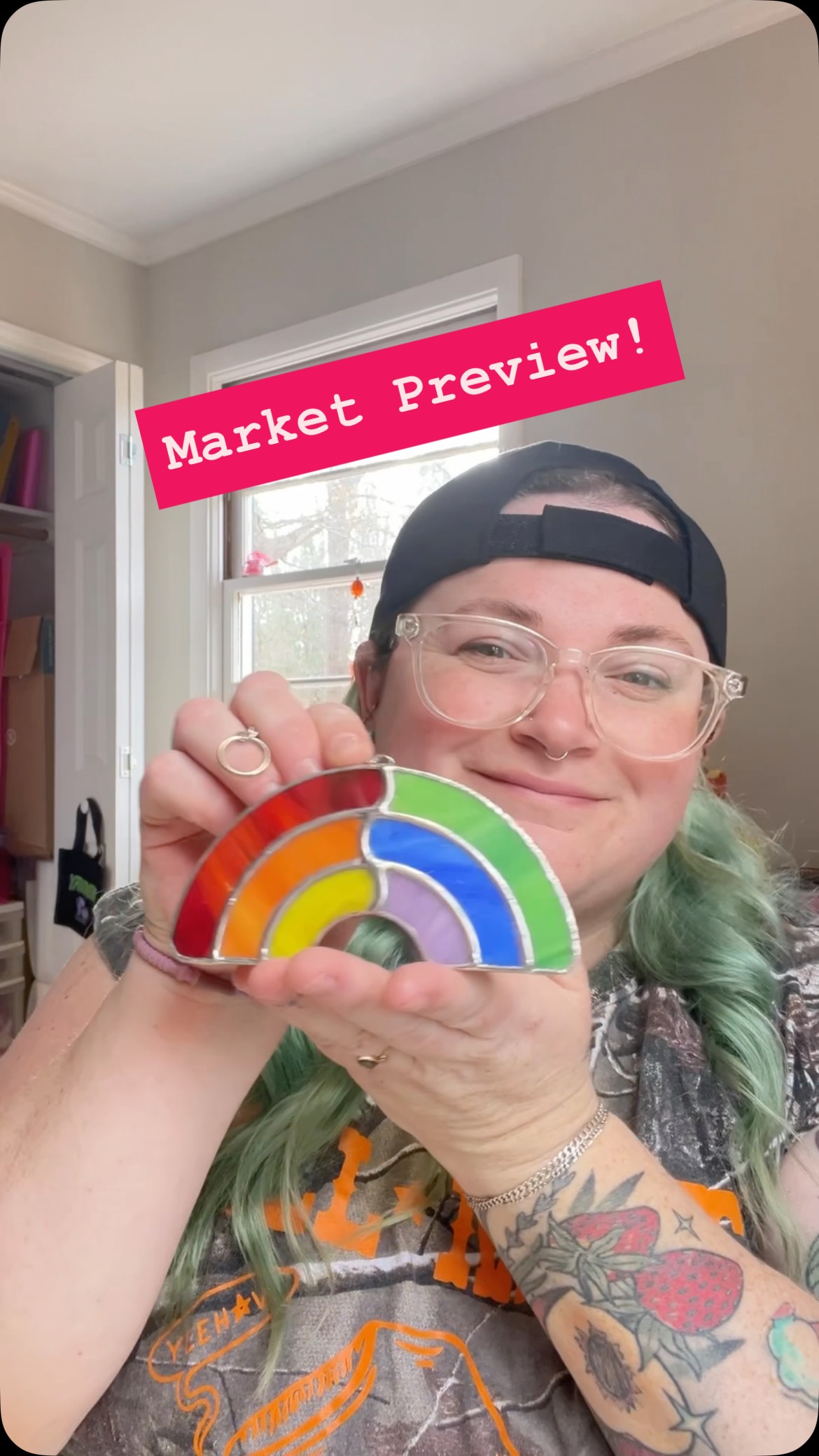 Just a little peak into a few of the pieces we’ll have with us at both the handmade market Saturday at @sayitwithglass and at @yallmartsc in Columbia on Sunday! We’ll have a bunch more in addition to this, as well as keychains and jewelry and other goodies! Tis the season y’all! #stainedglassartist #stainedglassart #stainedglass #yallmart #carrboro