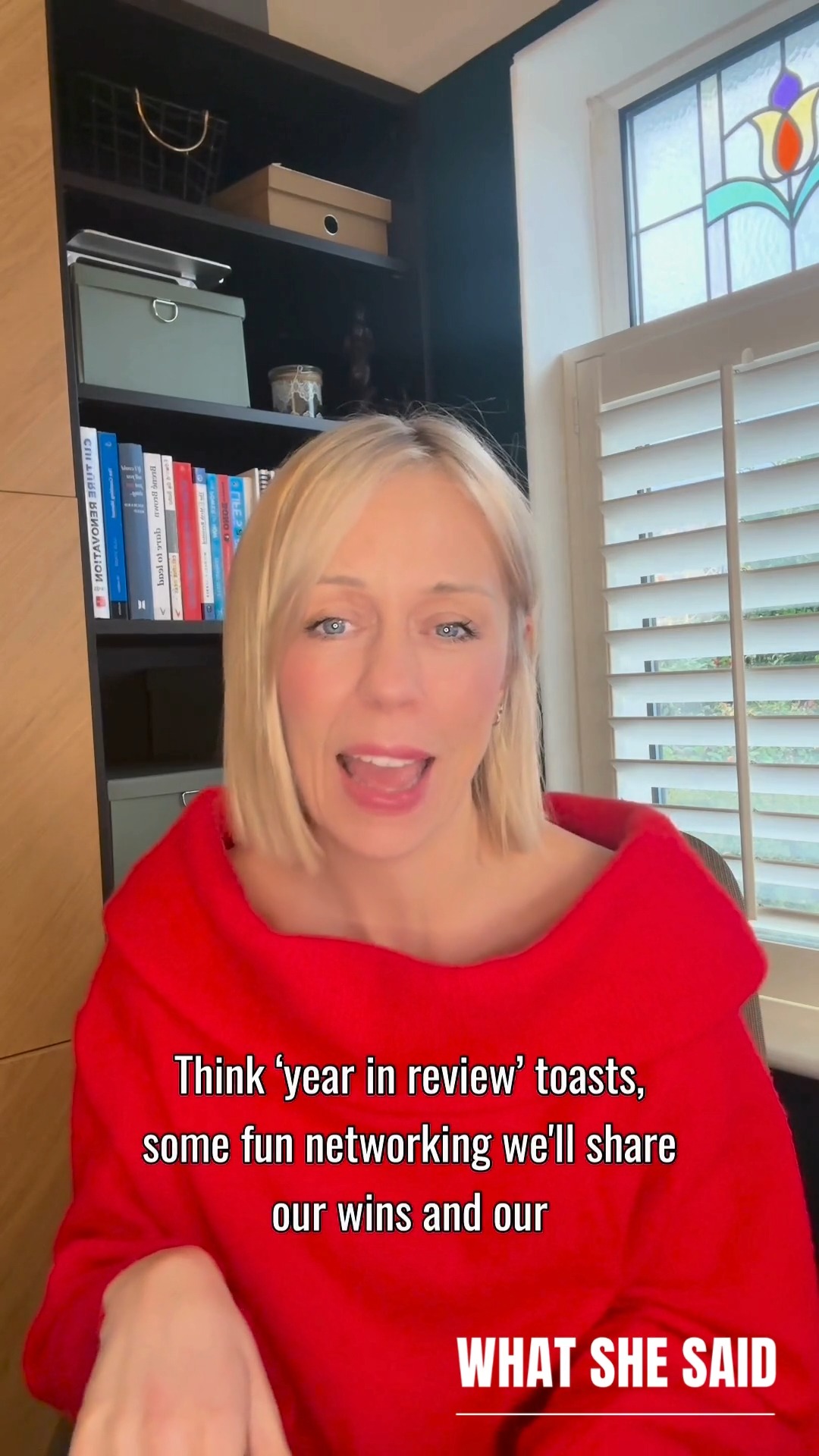 What if we actually celebrated what we’ve achieved this year? ✨
Our first ever virtual Christmas get-together is happening and you’re invited. Expect festive vibes only:
🥂 Year-in-review toasts
😵💫 Our wins + our f*ck ups
🎄 Christmas quiz with delightfully dodgy prizes
👀 A peek at what’s coming in 2026
It’s for female micro business owners who are ready to toast the year, get excited for what’s next and maybe enjoy a cheeky lunchtime Baileys.
No selling. No workshops. No overwhelm – just celebration and community.
Christmas jumpers encouraged. Festive drinks optional but recommended.
Link in bio – it’s totally FREE 🎁
#whatshedsaid #christmasgettogether #fmbo #femaleentrepreneurs #womeninbusinessuk #servicebasedbusiness #foundercommunity #virtualeventsuk #femaleledbusiness #communityovercompetition