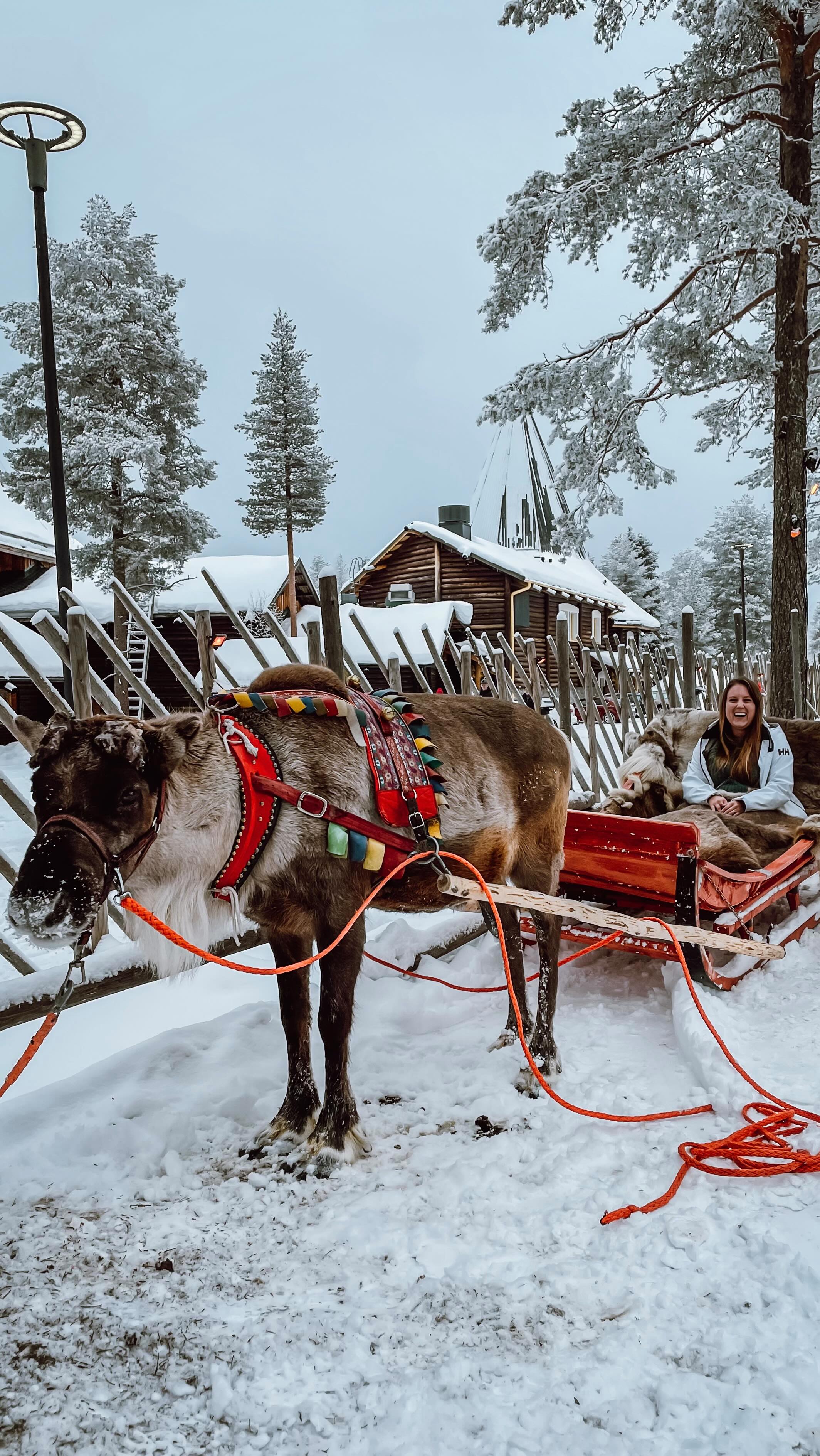 POV visiting Santa’s Village in the Arctic Circle
Santa’s Village is in Rovaniemi, Finland, right on the Arctic Circle. It’s set up like a small walkable village with snow everywhere and lots of things to do!
When you go to meet Santa, you walk through a building that’s decorated like his workshop. There are presents stacked all around and tons fun little details that make you feel like you’re experiencing the magic of Christmas. You’re guided room by room passing tons of photos of Santa with celebrities from all over the world (I loved the pics of him with Bam Margera and Conen O’Brien) before it’s your turn to sit down with Santa. He sits with you and chats for a bit and I loved that he didn’t make me feel rushed at all. When I visited, it was during Covid so no hugs were allowed.. but we did share a little high five moment through the plexiglass 😂.
You can also meet Santa’s reindeer and go on sleigh rides! They’re short but fun and provide some great photo ops.
After your sleigh rides, head over to the North Pole post office! You can see letters sent to Santa from all over the world, sorted by country, and mail your own letter with an Arctic Circle postmark.
There are also shops and cafes throughout the village, so it’s easy grab something warm to drink and sit by the fire, have a snack, or buy some fun souvenirs for your family and friends.
Send this post to a Christmas lover in your life!
#vacation #travelblogger #travelblog #traveltheworld #traveling #traveler #solotravel #sheisnotlost #traveltips #solofemaletraveler #travelinspiration #travelhacks #travelagent #traveladvisor #vacationplanning #travelplanner #travelagency #luxurytravel #travelagents #travelexpert #travel #dreamvacation #useatravelagent #vacationplanner#finnishlapland #visitfinland #santaclausvillage #visitrovaniemi #lapland #laplandfinland
