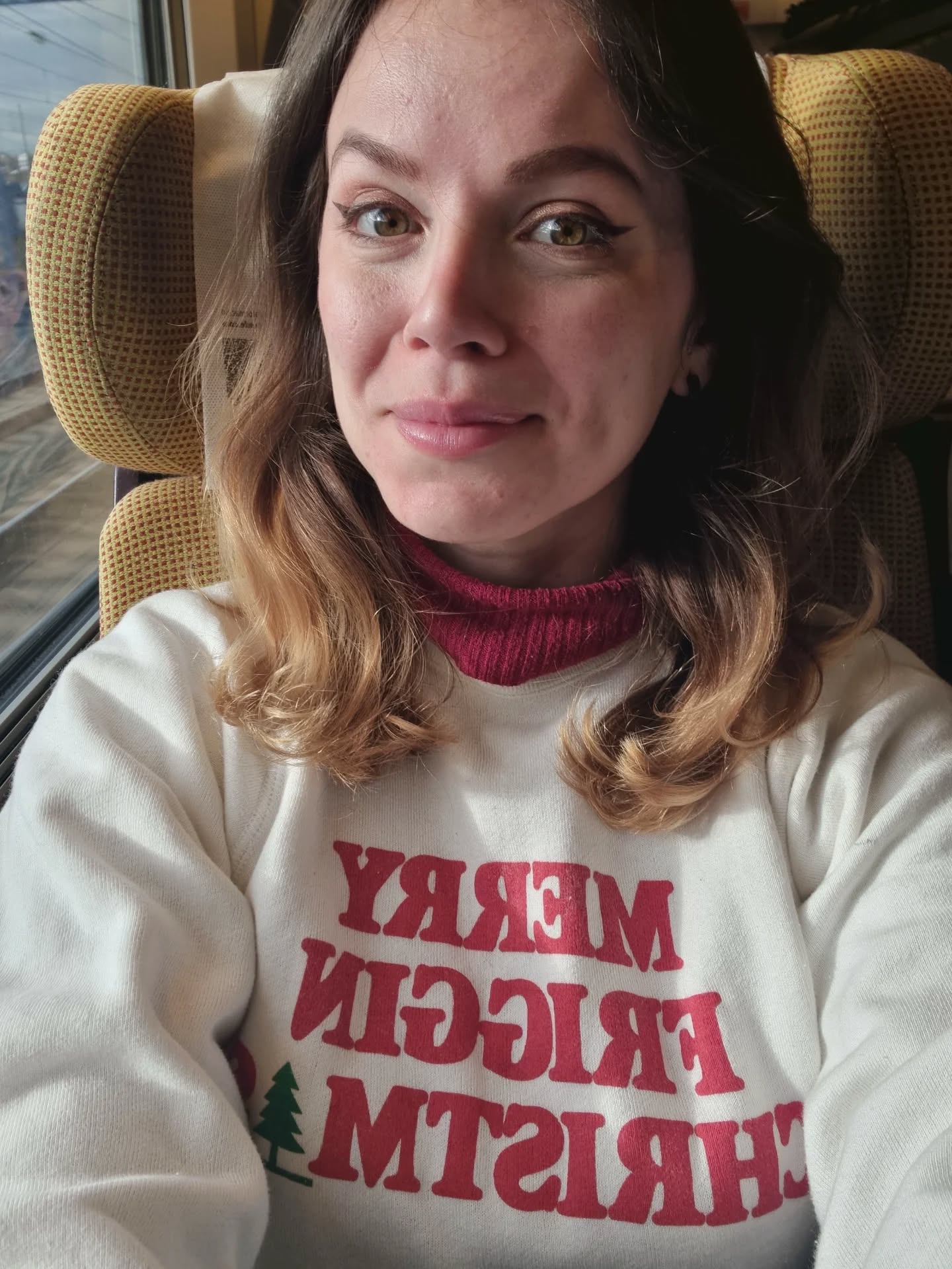 ¿Shoshete o cojón de gato? Esa es la verdadera pregunta.
1. AVE a #Puertollano 🚆
2. Arbolito Puertollanense 🎄✨️
3. 👨👧👧
4. MEJOR REGALO DE NAVIDAD 🍫 #havannet
5. Dance session en el baño del avión ✈️🚽
6. #estrellagalicia después de sobrevivir una estampida navideña
7. La verdadera pregunta ¿🐚 o 😾?