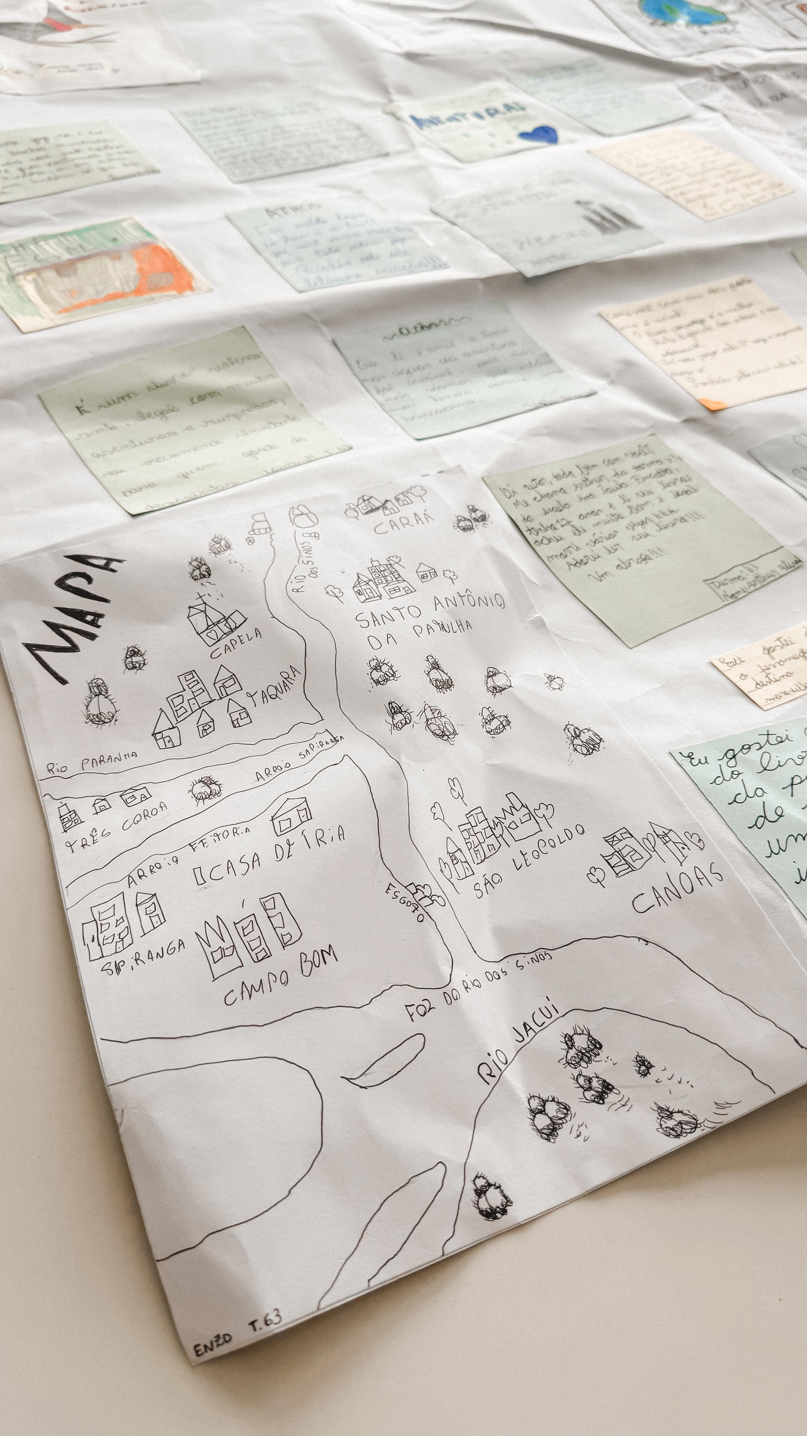 Em toda missão há um momento de recompensa.
A minha veio em forma de um mural cheio de mensagens incríveis!
Se existisse XP por carinho recebido, eu teria subido de nível.
Obrigado, jovens aventureiros! ⚔️