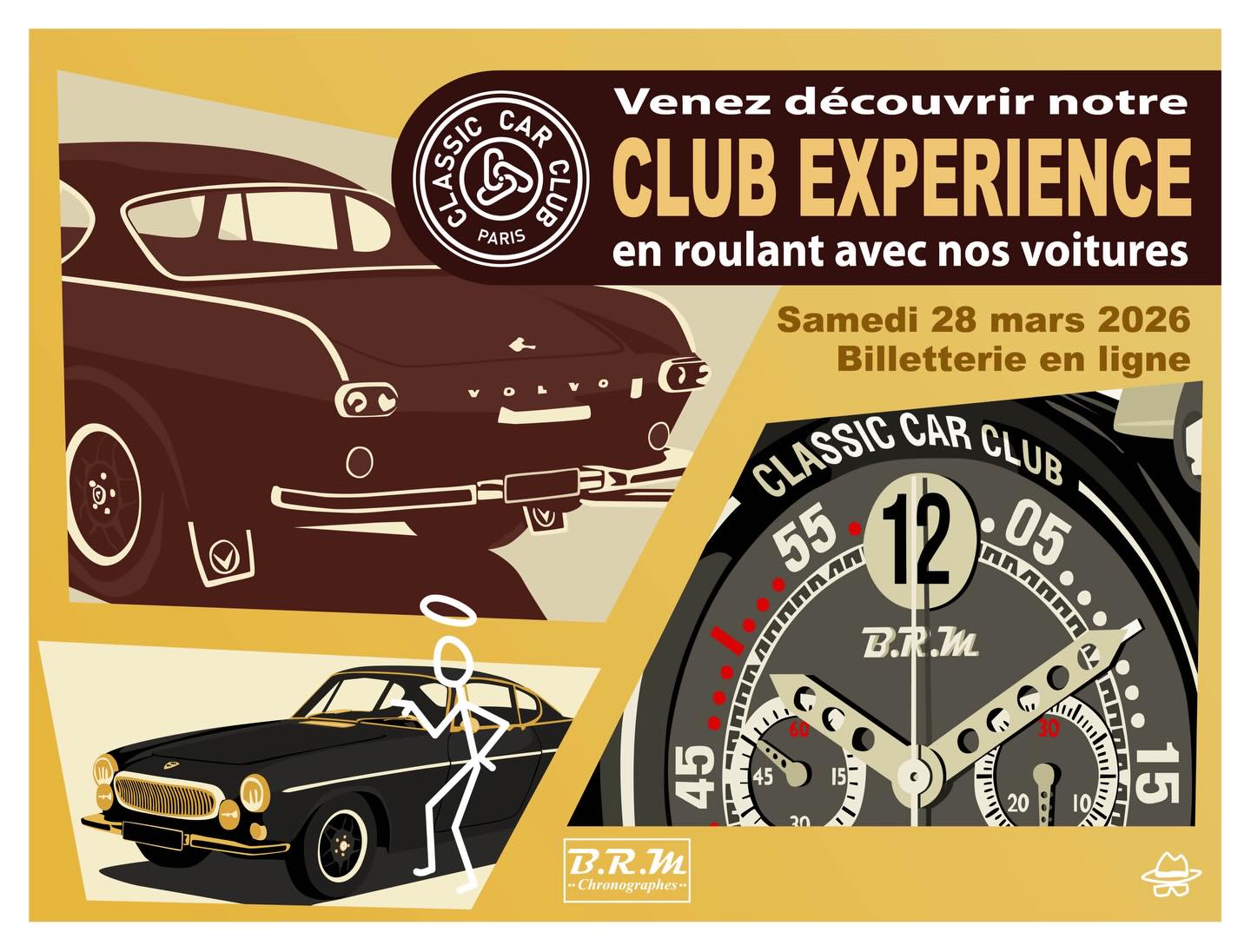 Save the Date // Samedi 28 mars : 1er CLUB EXPERIENCE 2026 🚀 (lien inscription en bio)
Rejoignez le Club le temps d’une journée et prenez le volant de nos voitures ( Mercedes Pagode, Volvo 1800S, Austin Healey, Porsche 993, Ford Mustang Cab, TR3, MGA... ) tout en profitant du bonheur de se retrouver et de partager une expérience exclusive 🔥
Notre promesse : Conduire 4 voitures différentes sur la journée (assurance et carburant inclus) en échangeant de volant à chaque pause 🚗💨
Notre destination : Direction le Vexin pour visiter la manufacture de notre partenaire, BRM Chronographes ✨
Au programme (tout inclus) :
- 09H00 : Accueil petit-déjeuner, briefing et remise des clefs des voitures
- 09H30 : Départ pour un parcours sur les routes de l’ouest parisien en direction du Vexin
- 11H00 : Visite privée de la manufacture BRM avec son fondateur Bernard Richard
- 12H30 : Déjeuner dans un lieu ultra magique dont on a le secret
- 14H30 : Trajet retour par les petites routes
- 18H30 : Arrivée au CCC
🎁Tarif spécial pour les 3 premières inscriptions sur la grille de départ
Merci à nos partenaires :
KARPARK (@karpark92),
NOC MOTORS (@nocmotors),
ATELIER 46 (@atelier46)
TEA CEREDE (@tea_cerede)
BRM Chronographes (@brmchronographes )
et à Laurent Chappey pour l’illustration (@laurentChappey)
ainsi que notre parrain @jean.ragnotti_officiel
#ClubExperience #JoinTheClub #DriveTheCars #RejoignezLeClub #ConduisezLesVoitures