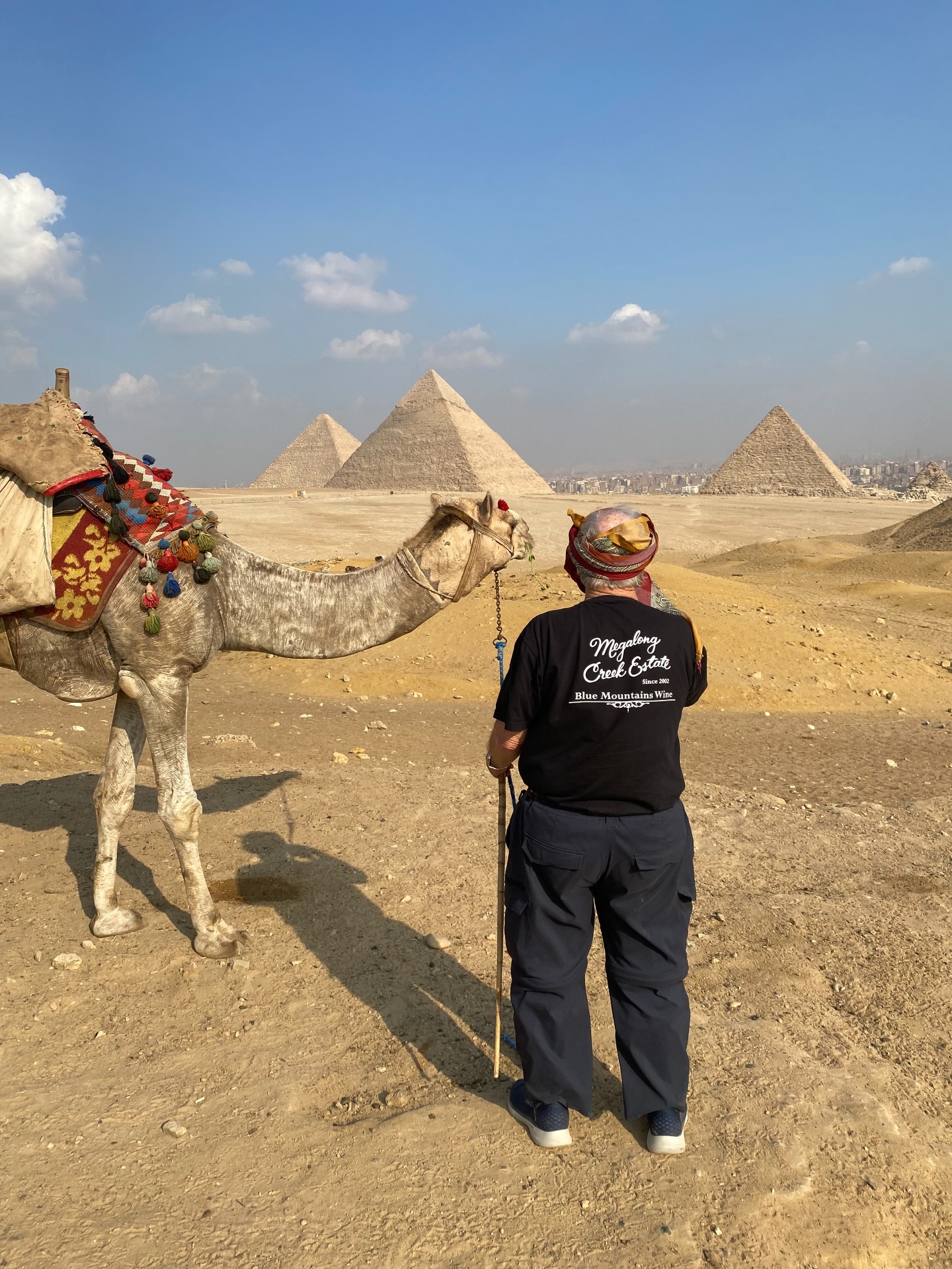 Mick’s back on the socials! Nice to see MCE represented with one of the wonders of the world! Looks a little dry…know what goes well with Pyramids and dry conditions? An MCE Pale Pinot Grigio Ale🍺👌 That camel looks thirsty! #megalongcreekestate #bluemountains #mceontour
